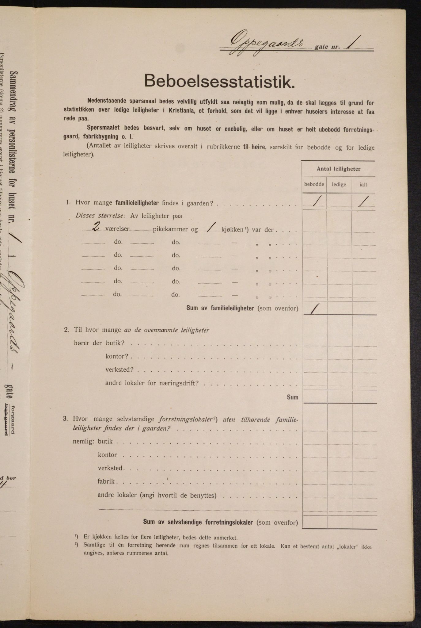 OBA, Municipal Census 1913 for Kristiania, 1913, p. 75848