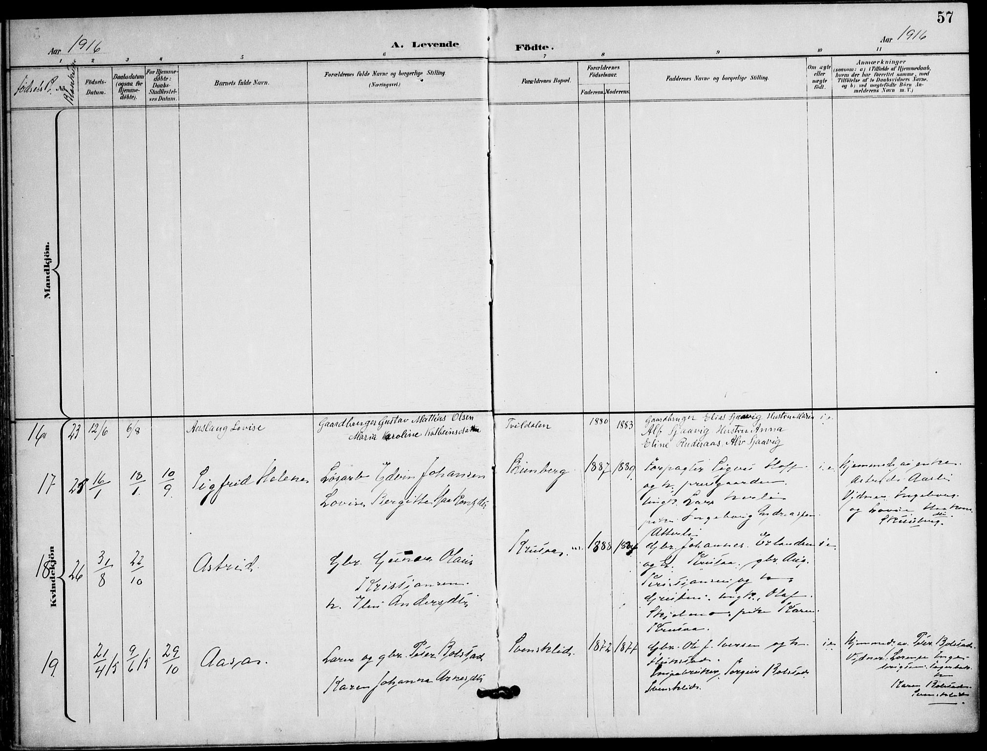 Ministerialprotokoller, klokkerbøker og fødselsregistre - Nordland, AV/SAT-A-1459/823/L0326: Parish register (official) no. 823A03, 1899-1919, p. 57