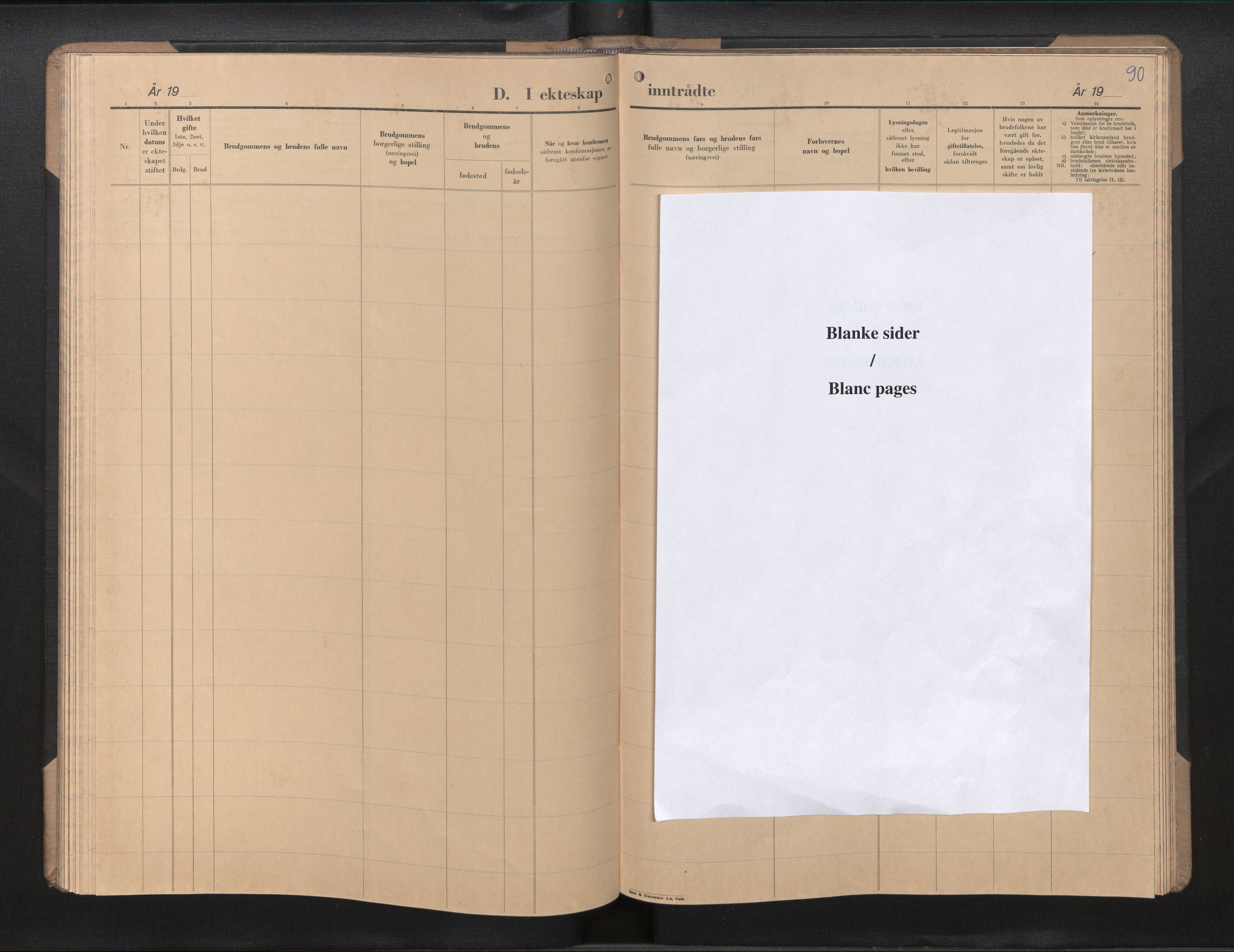 Den norske sjømannsmisjon i utlandet / Santos, Brasil, AV/SAB-SAB/PA-0366/H/Ha/L0002: Parish register (official) no. A 2, 1955-1984, p. 89b-90a