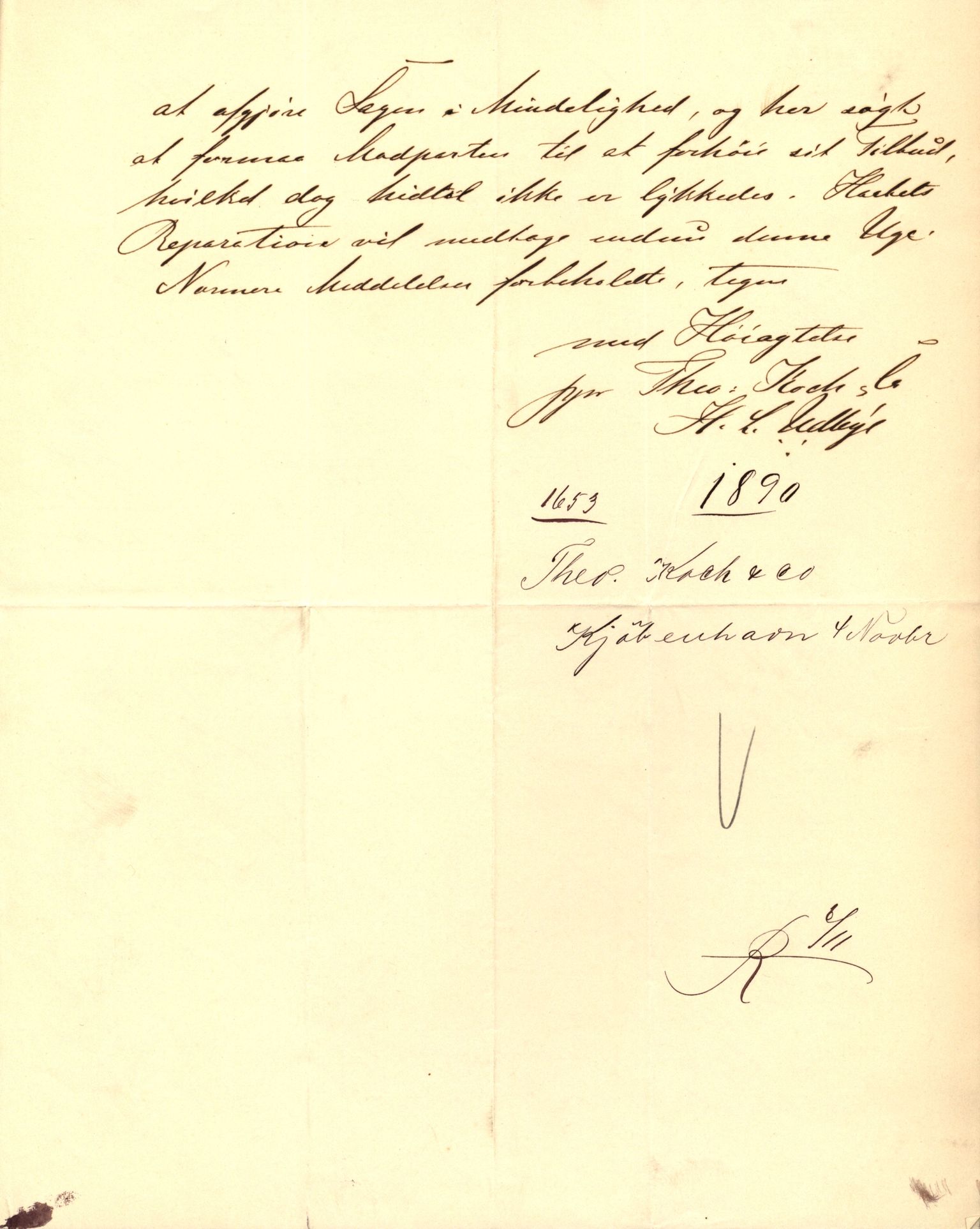 Pa 63 - Østlandske skibsassuranceforening, VEMU/A-1079/G/Ga/L0025/0004: Havaridokumenter / Imanuel, Hefhi, Guldregn, Haabet, Harald, Windsor, 1890, p. 60