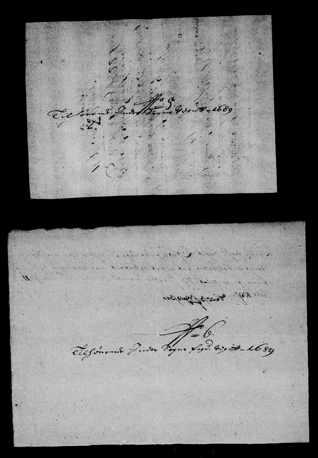 Rentekammeret inntil 1814, Reviderte regnskaper, Stiftamtstueregnskaper, Bergen stiftamt, AV/RA-EA-6043/R/Rc/L0091: Bergen stiftamt, 1689