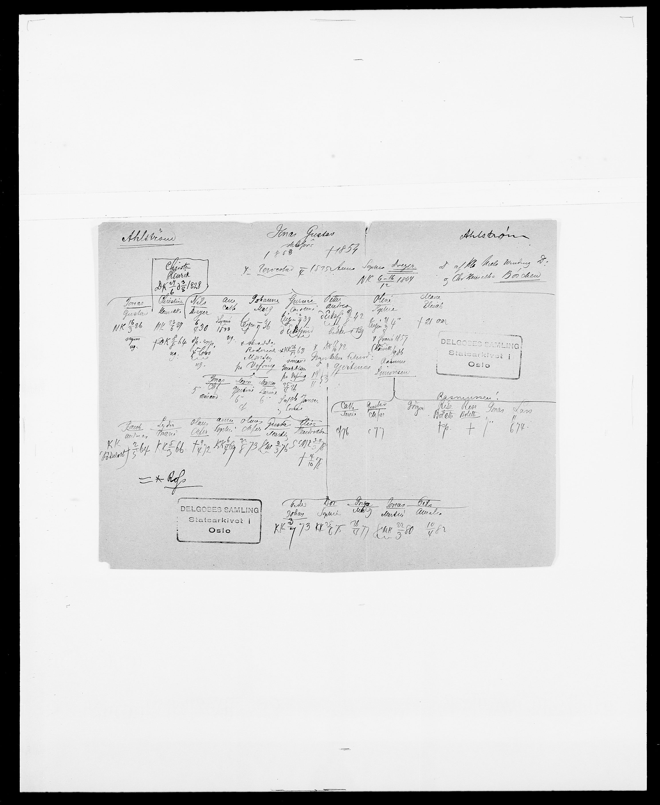 Delgobe, Charles Antoine - samling, AV/SAO-PAO-0038/D/Da/L0001: Aabye - Angerman, p. 341