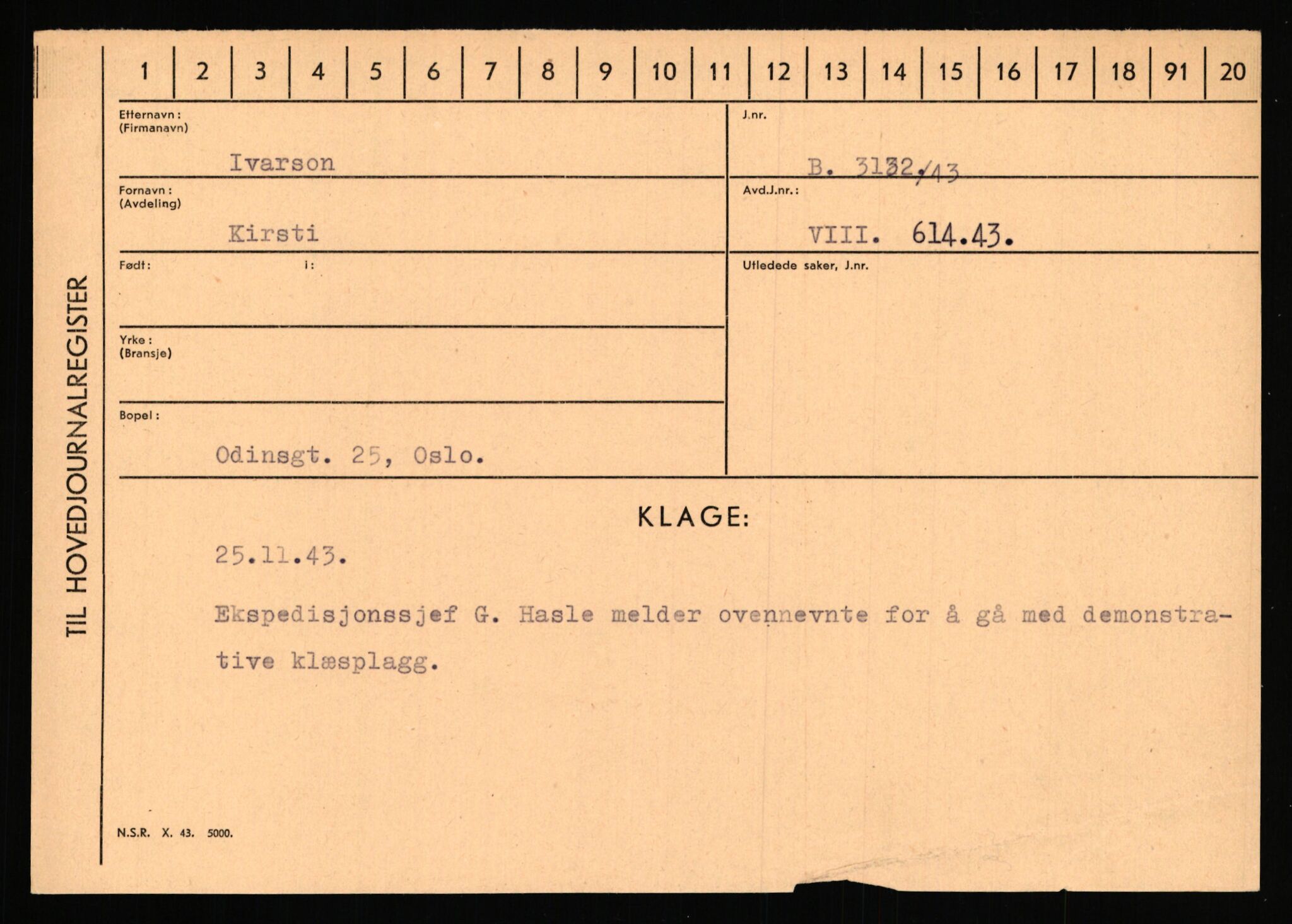 Statspolitiet - Hovedkontoret / Osloavdelingen, AV/RA-S-1329/C/Ca/L0007: Hol - Joelsen, 1943-1945, p. 2617