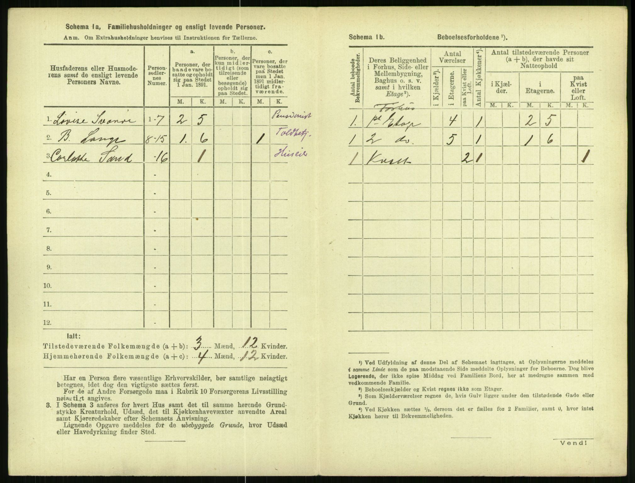 RA, 1891 census for 1103 Stavanger, 1891, p. 472