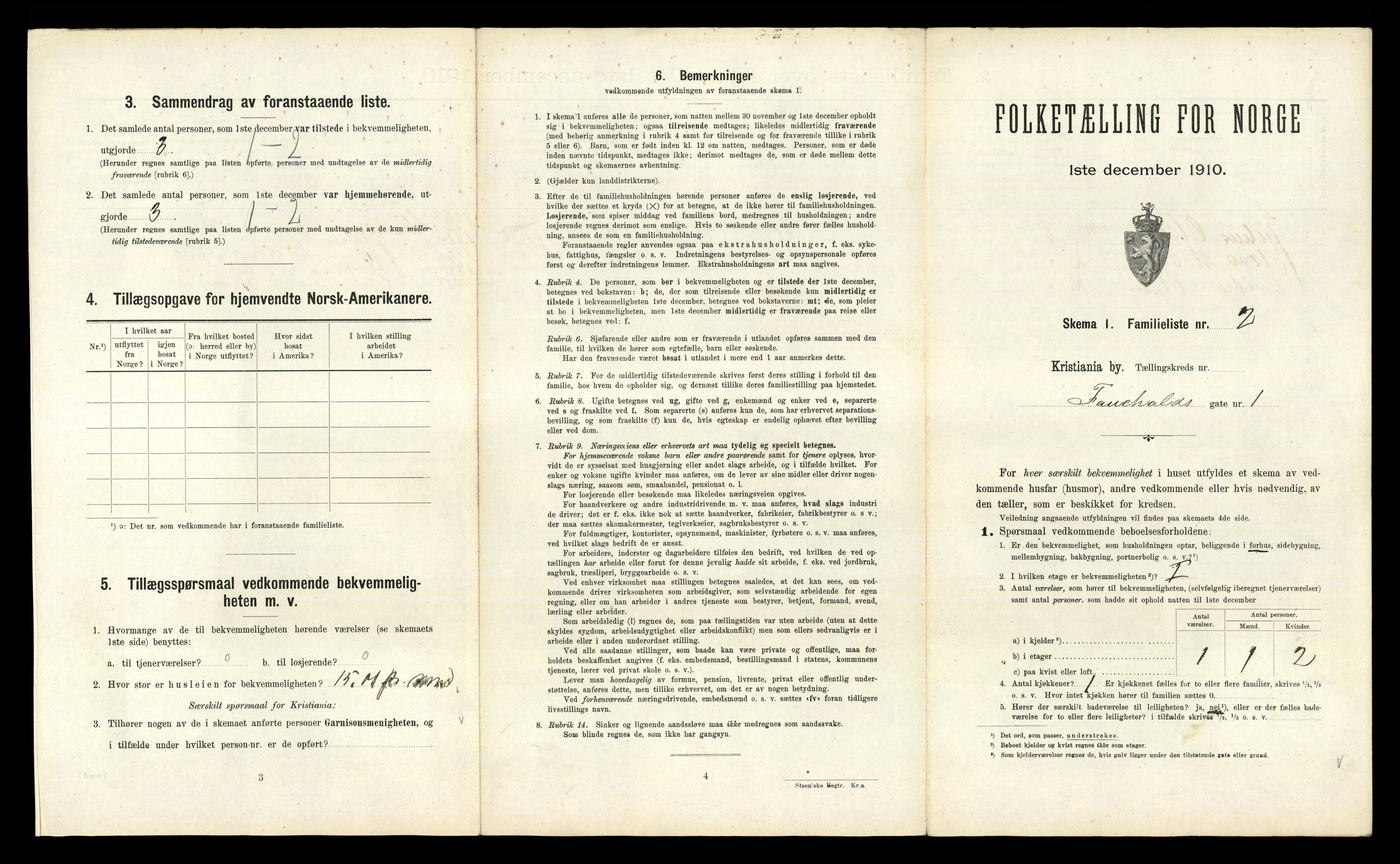 RA, 1910 census for Kristiania, 1910, p. 23385