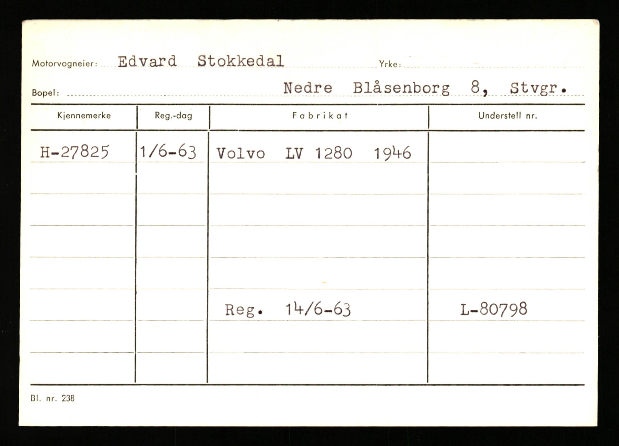 Stavanger trafikkstasjon, SAST/A-101942/0/G/L0005: Registreringsnummer: 23000 - 34245, 1930-1971, p. 1545