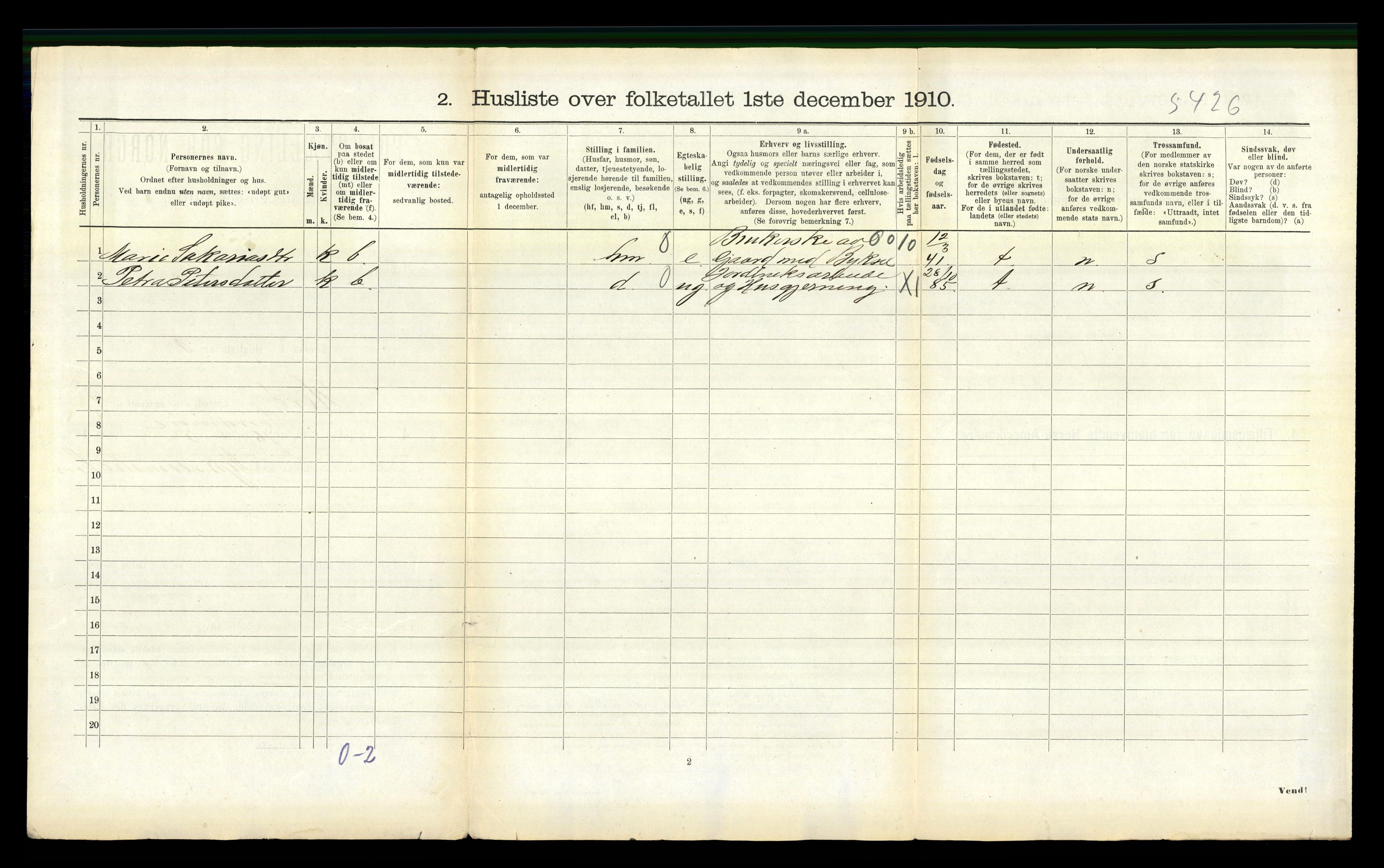 RA, 1910 census for Herøy, 1910, p. 1243