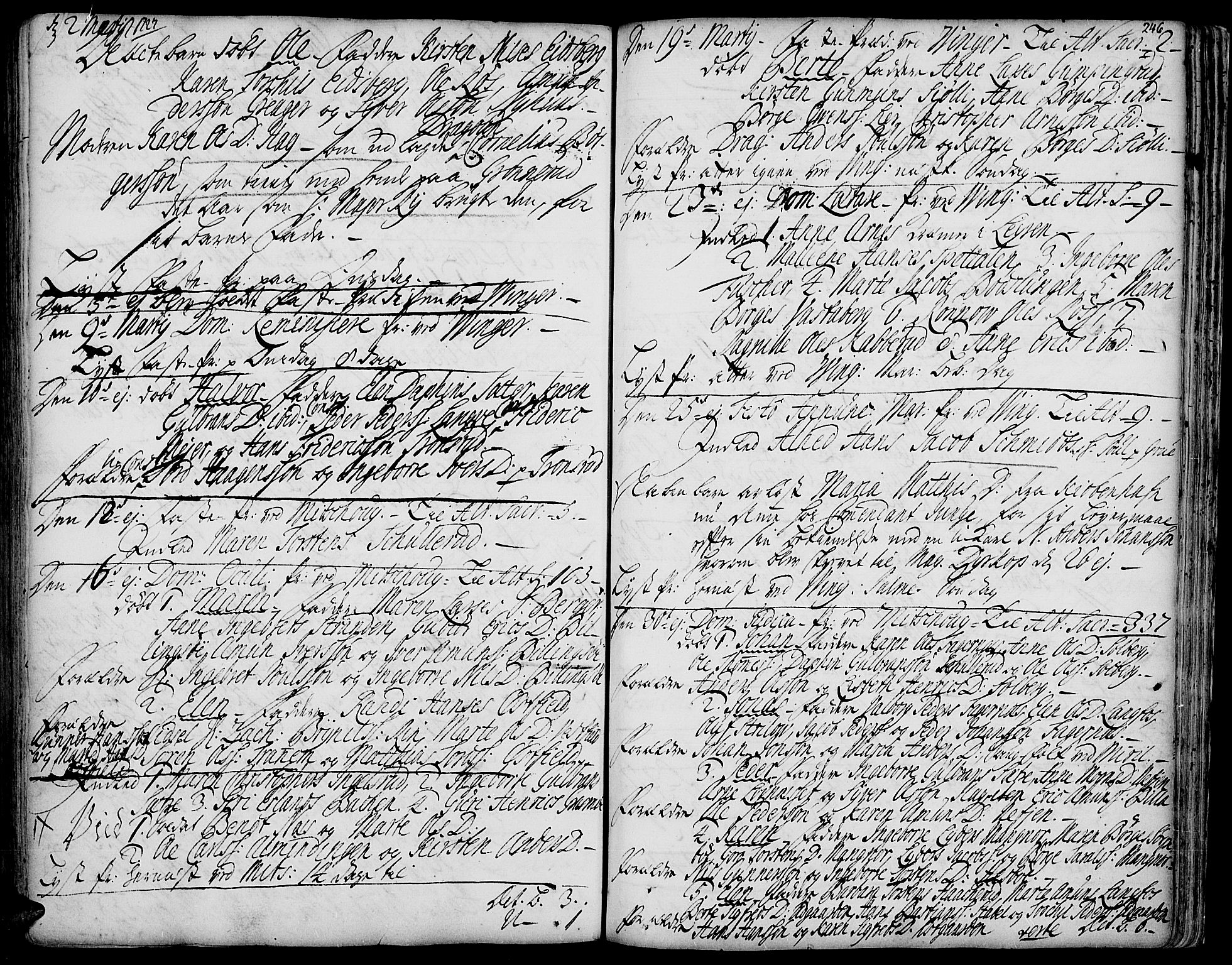 Vinger prestekontor, SAH/PREST-024/H/Ha/Haa/L0001: Parish register (official) no. 1, 1689-1729, p. 246