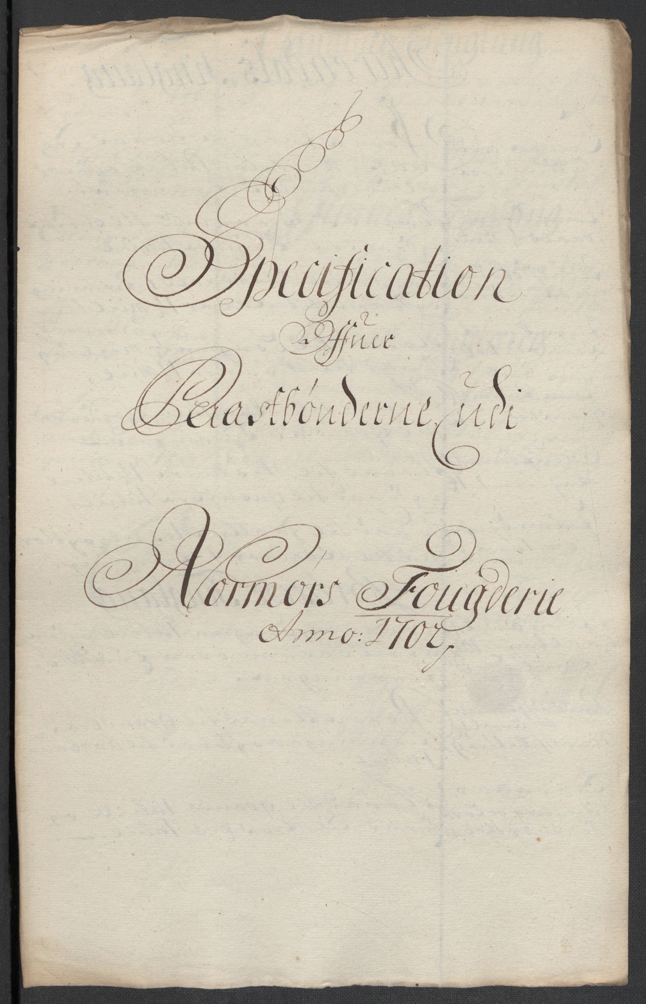 Rentekammeret inntil 1814, Reviderte regnskaper, Fogderegnskap, AV/RA-EA-4092/R56/L3739: Fogderegnskap Nordmøre, 1700-1702, p. 496