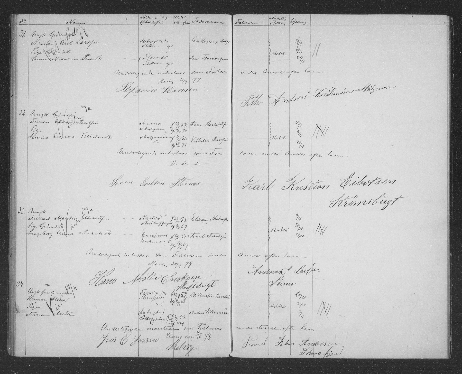 Tromsøysund sokneprestkontor, AV/SATØ-S-1304/H/Hc/L0055: Banns register no. 55, 1875-1880