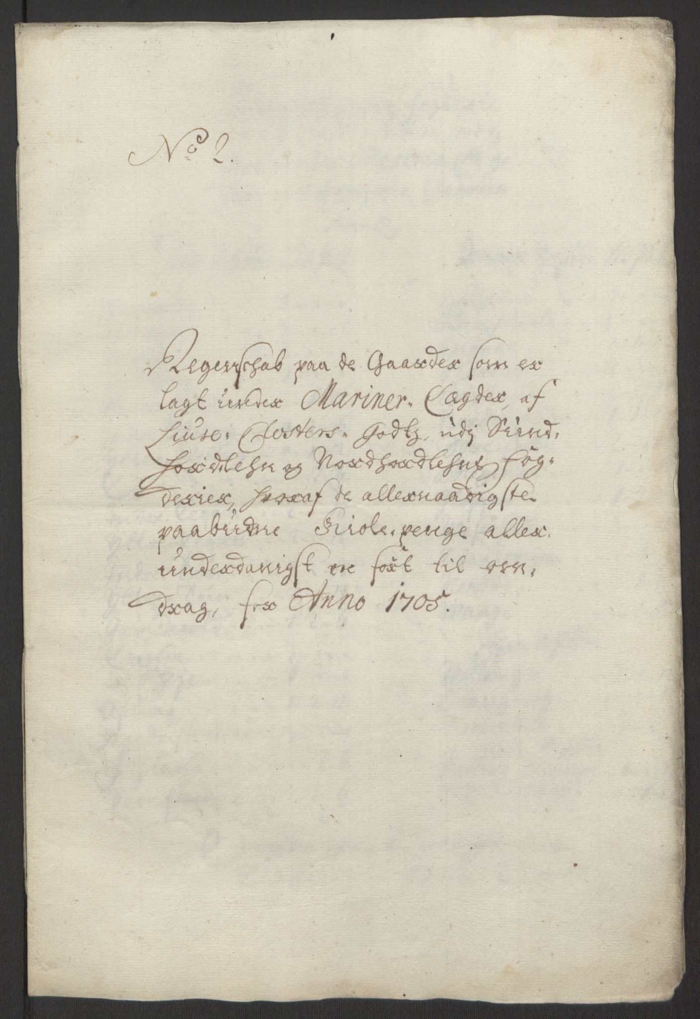 Rentekammeret inntil 1814, Reviderte regnskaper, Fogderegnskap, RA/EA-4092/R50/L3159: Fogderegnskap Lyse kloster, 1691-1709, p. 238