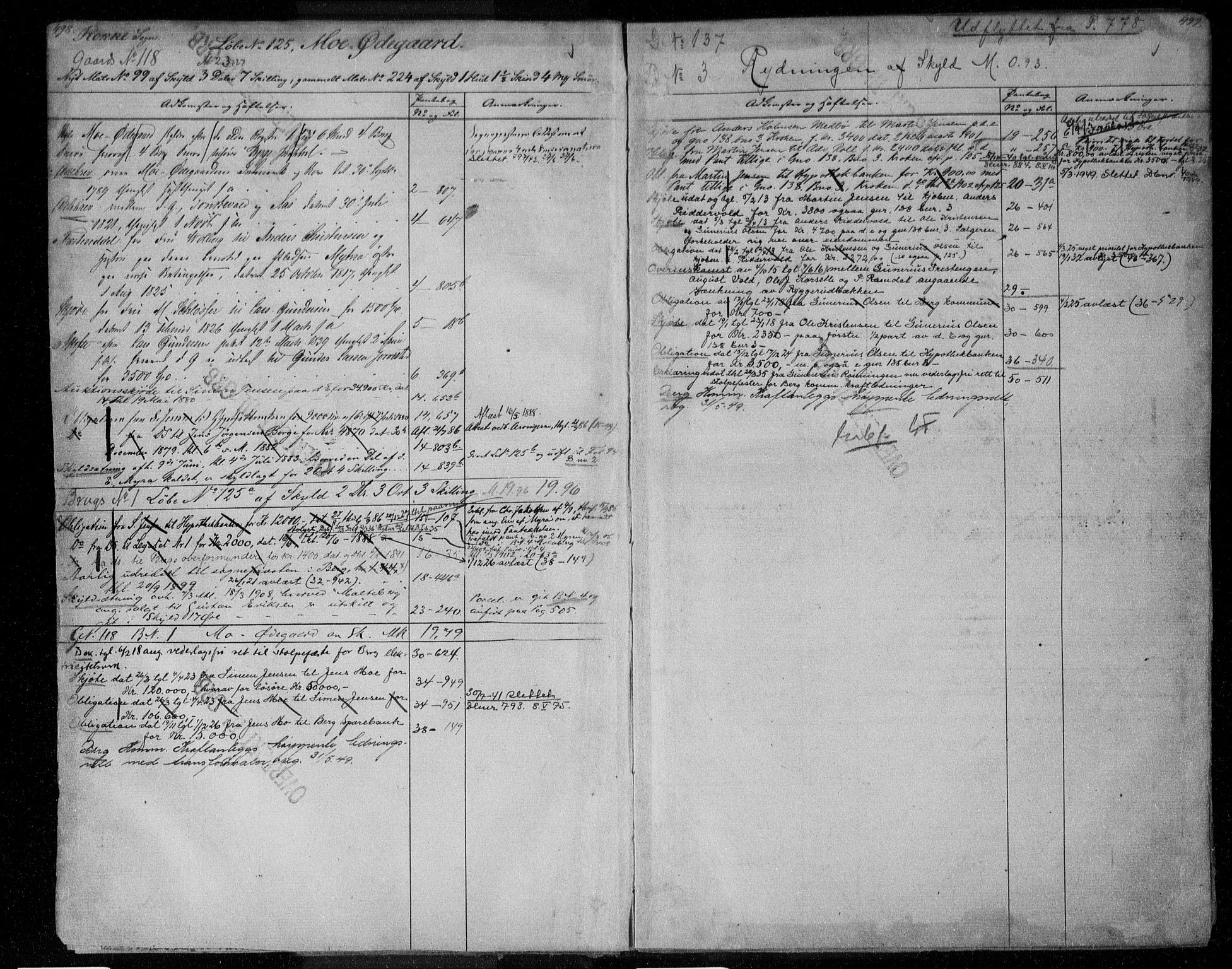 Idd og Marker sorenskriveri, AV/SAO-A-10283/G/Ga/Gac/L0004b: Mortgage register no. II 4b, 1848-1953, p. 498-499
