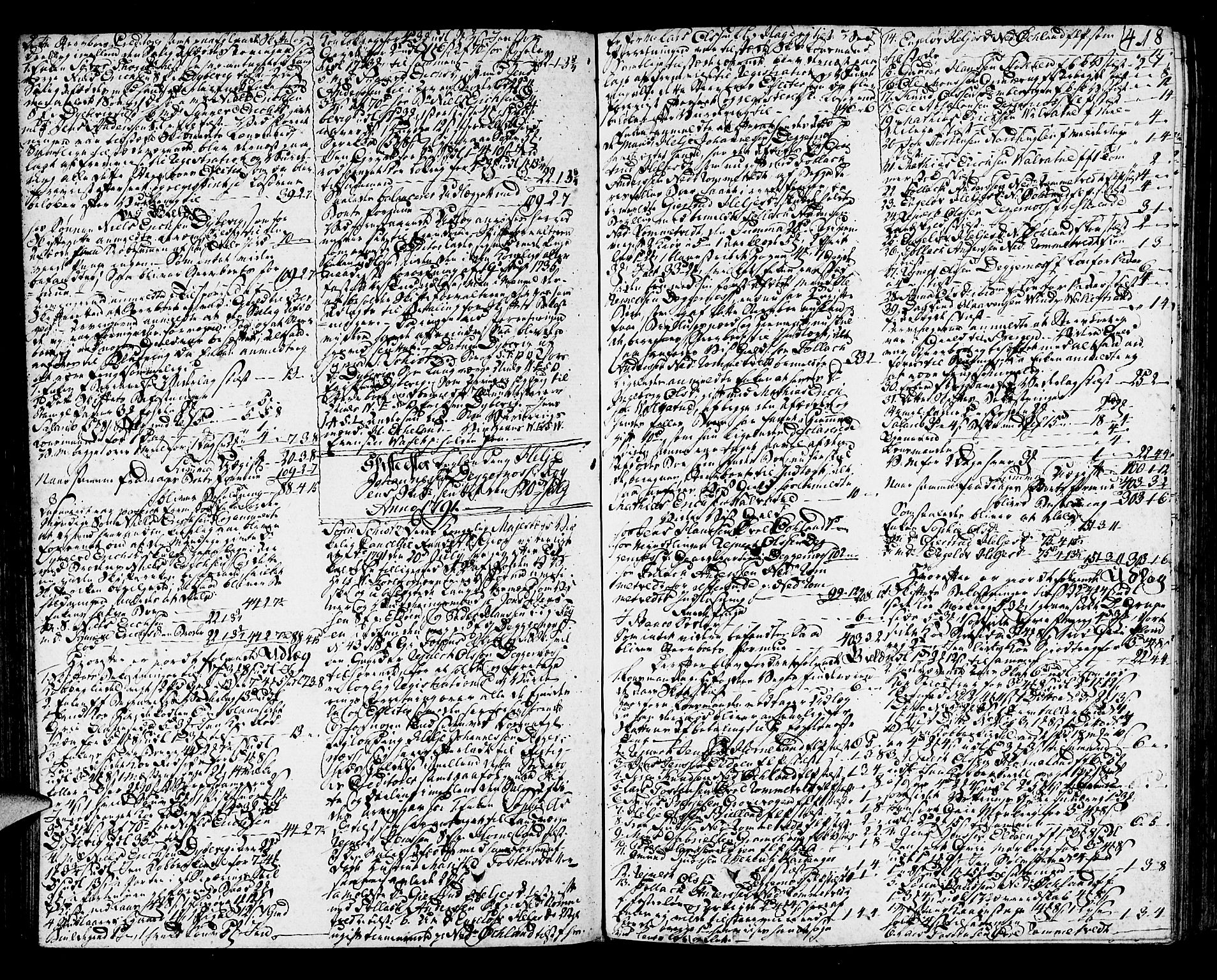 Sunnhordland sorenskrivar, SAB/A-2401/1/H/Ha/Haa/L0010: Skifteprotokollar. Register i protokoll. Fol. 565-ut, 1790-1792, p. 417b-418a