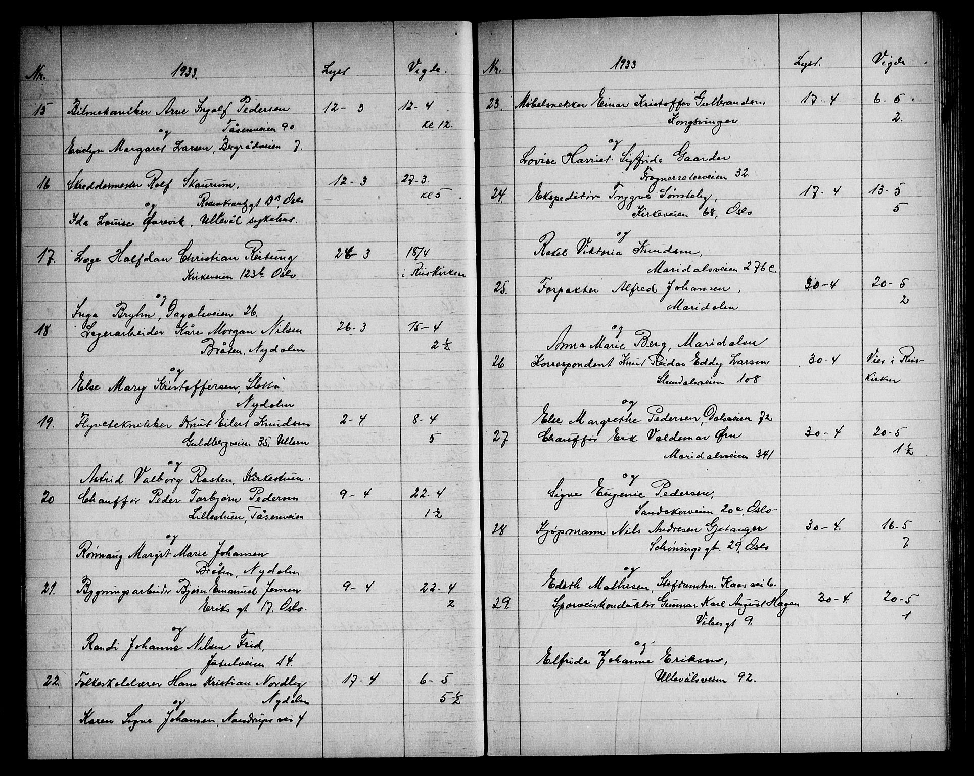 Vestre Aker prestekontor Kirkebøker, AV/SAO-A-10025/G/Ga/L0009: Parish register (copy) no. I 9, 1924-1950