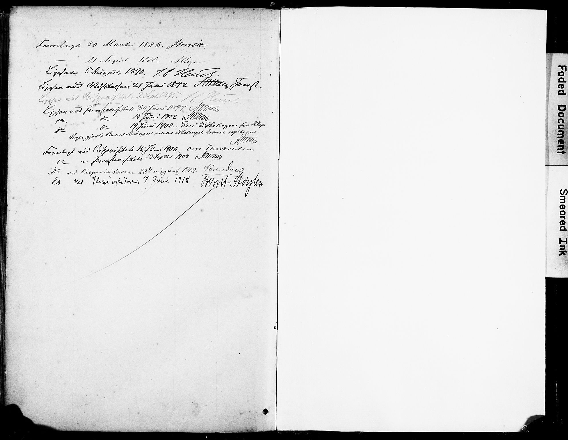 Klepp sokneprestkontor, AV/SAST-A-101803/001/3/30BA/L0008: Parish register (official) no. A 9, 1886-1919