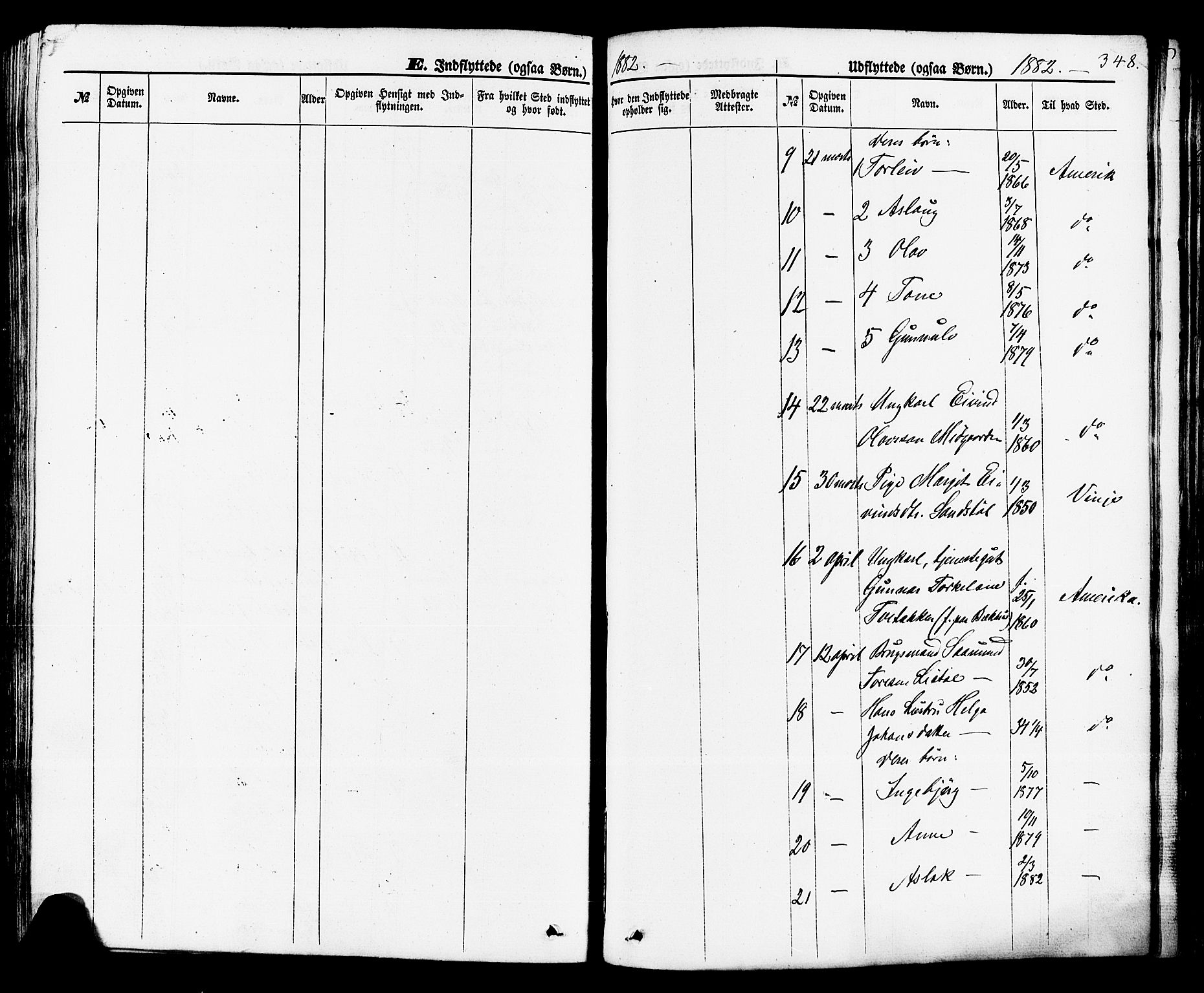 Rauland kirkebøker, SAKO/A-292/F/Fa/L0003: Parish register (official) no. 3, 1859-1886, p. 348