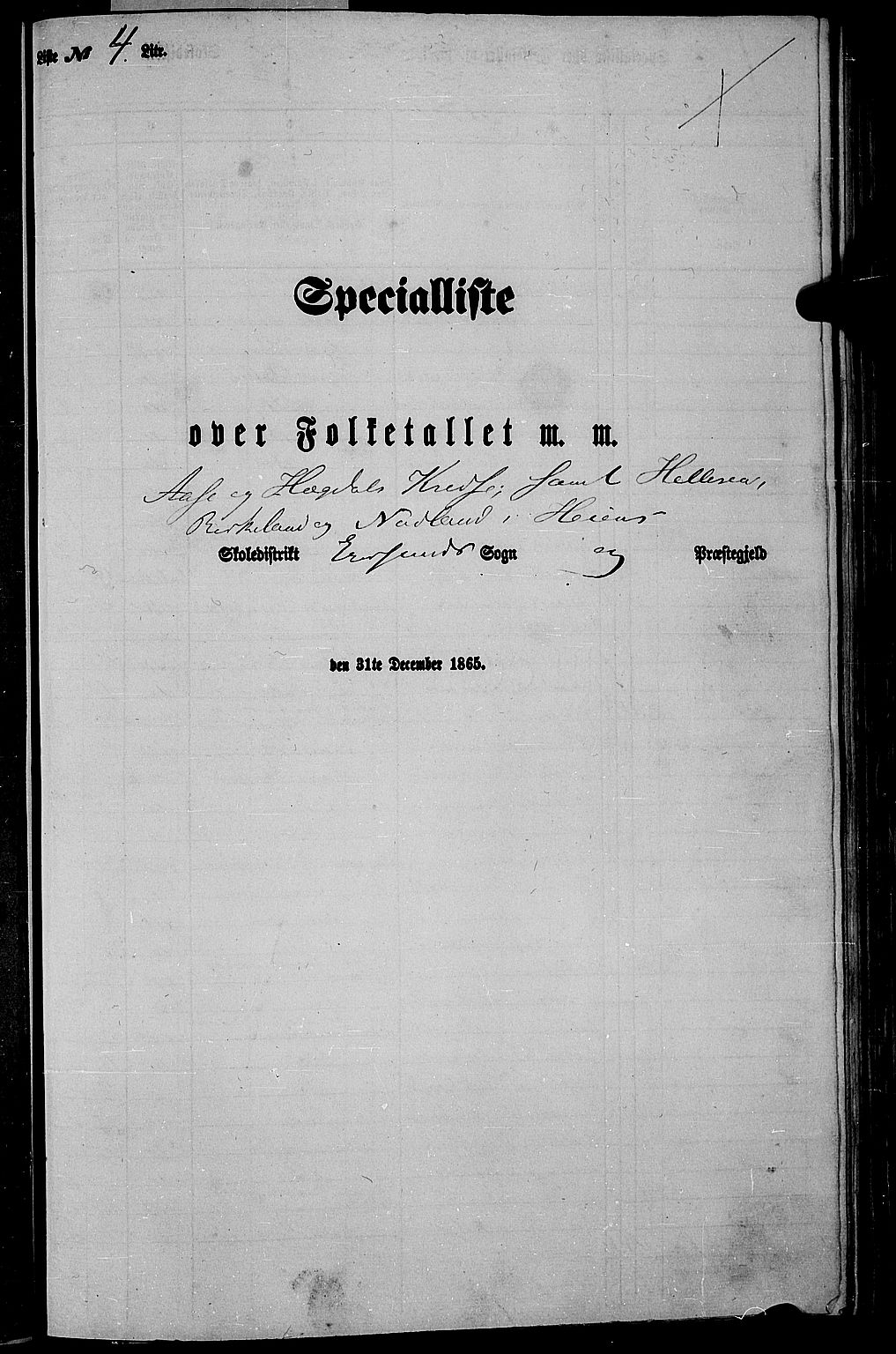 RA, 1865 census for Eigersund/Eigersund og Ogna, 1865, p. 79