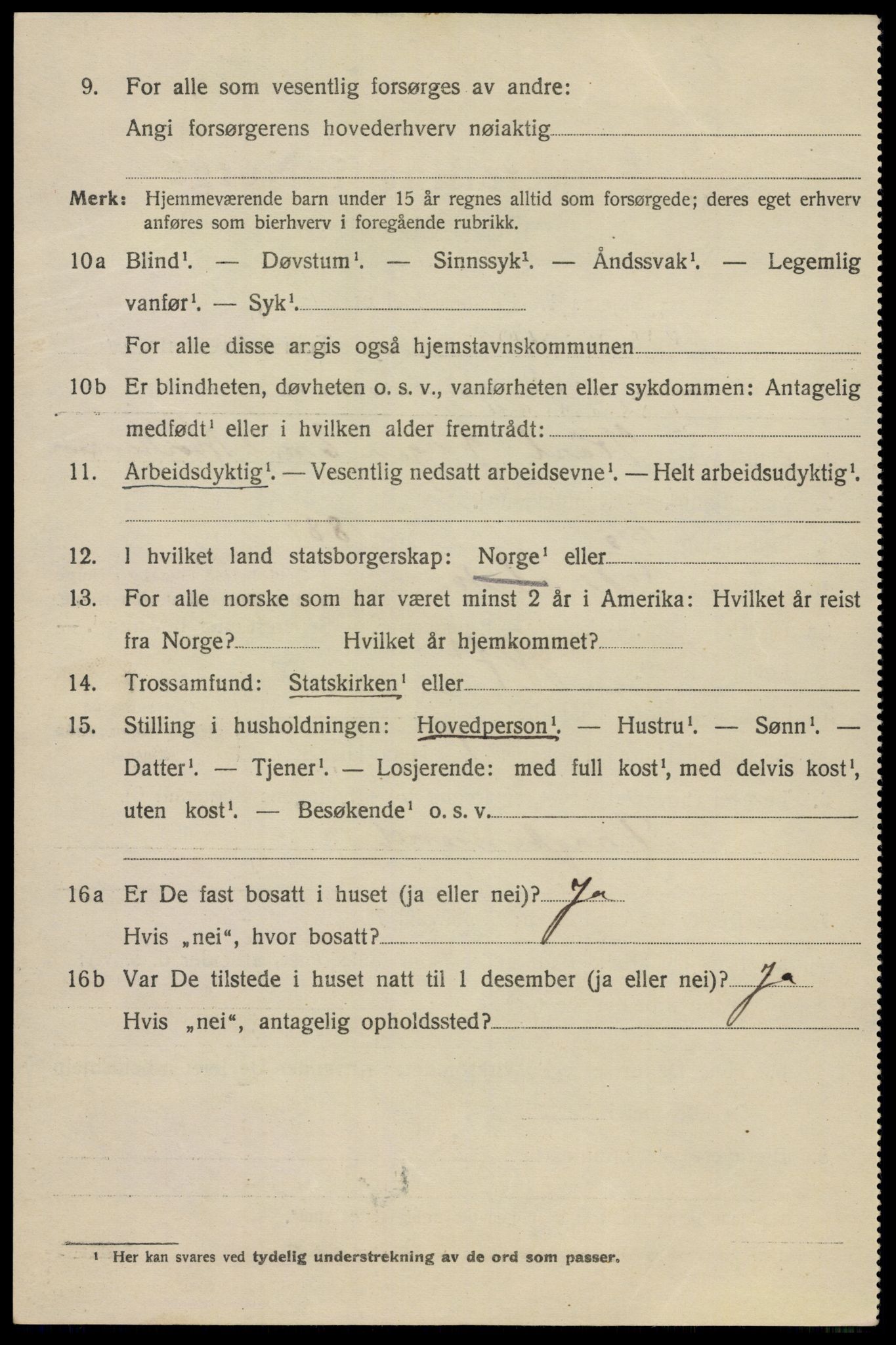 SAO, 1920 census for Drøbak, 1920, p. 2104