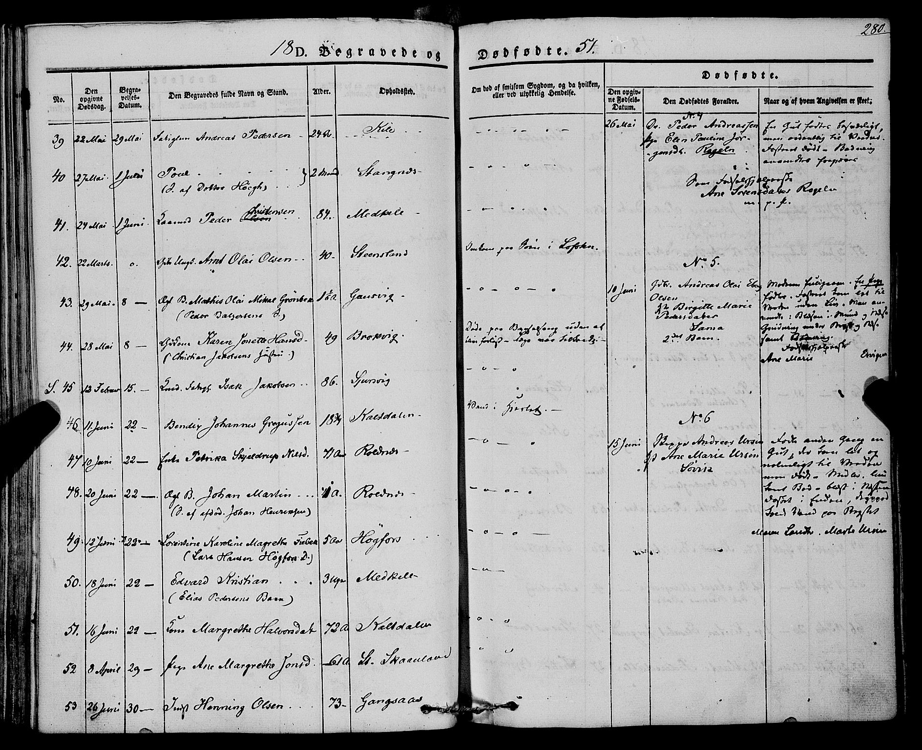 Trondenes sokneprestkontor, SATØ/S-1319/H/Ha/L0009kirke: Parish register (official) no. 9, 1841-1852, p. 280