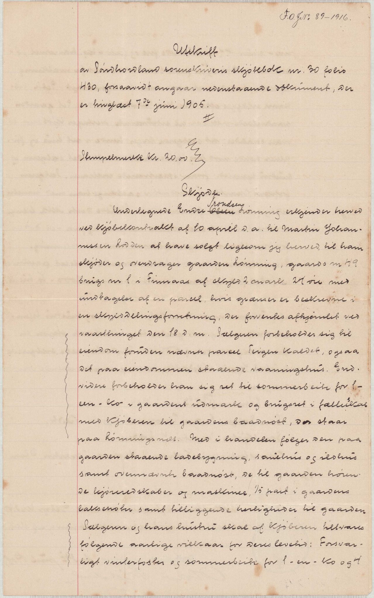 Finnaas kommune. Overformynderiet, IKAH/1218a-812/D/Da/Daa/L0003/0001: Kronologisk ordna korrespondanse / Kronologisk ordna korrespondanse, 1914-1916, p. 118