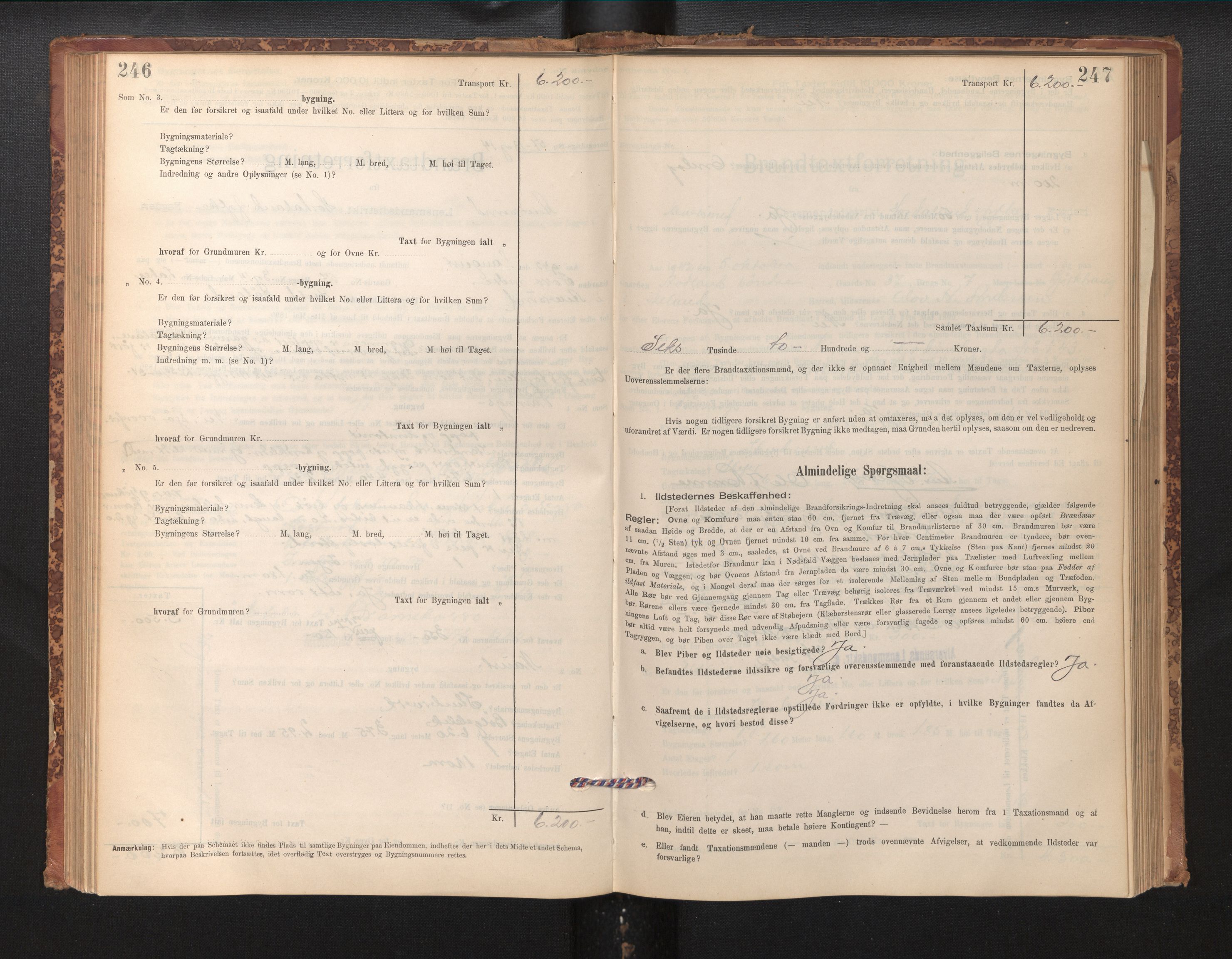 Lensmannen i Alversund, SAB/A-30701/0012/L0004: Branntakstprotokoll, skjematakst, 1894-1953, p. 246-247
