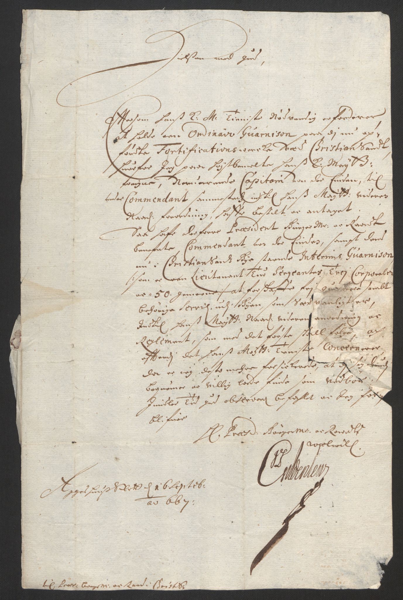 Rentekammeret inntil 1814, Reviderte regnskaper, Byregnskaper, AV/RA-EA-4066/R/Rm/L0258: [M1] Kontribusjonsregnskap, 1664-1700, p. 142