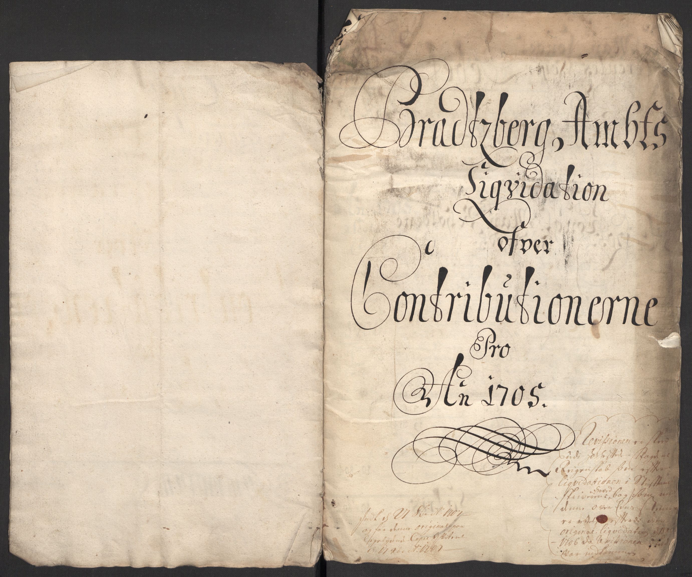Rentekammeret inntil 1814, Reviderte regnskaper, Fogderegnskap, AV/RA-EA-4092/R36/L2113: Fogderegnskap Øvre og Nedre Telemark og Bamble, 1705, p. 14
