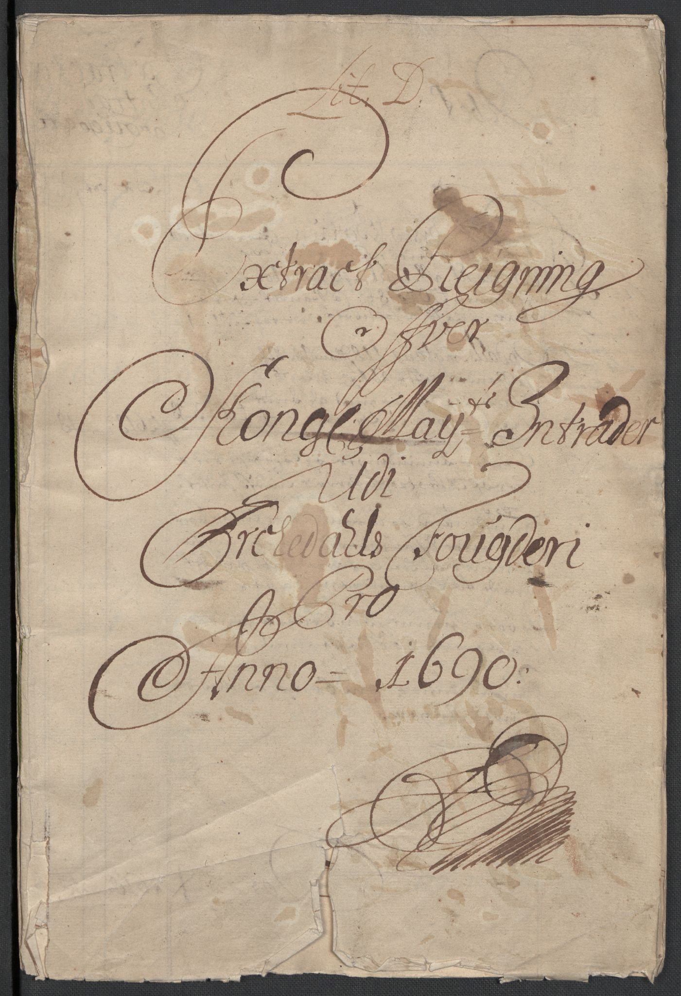 Rentekammeret inntil 1814, Reviderte regnskaper, Fogderegnskap, RA/EA-4092/R58/L3936: Fogderegnskap Orkdal, 1689-1690, p. 251