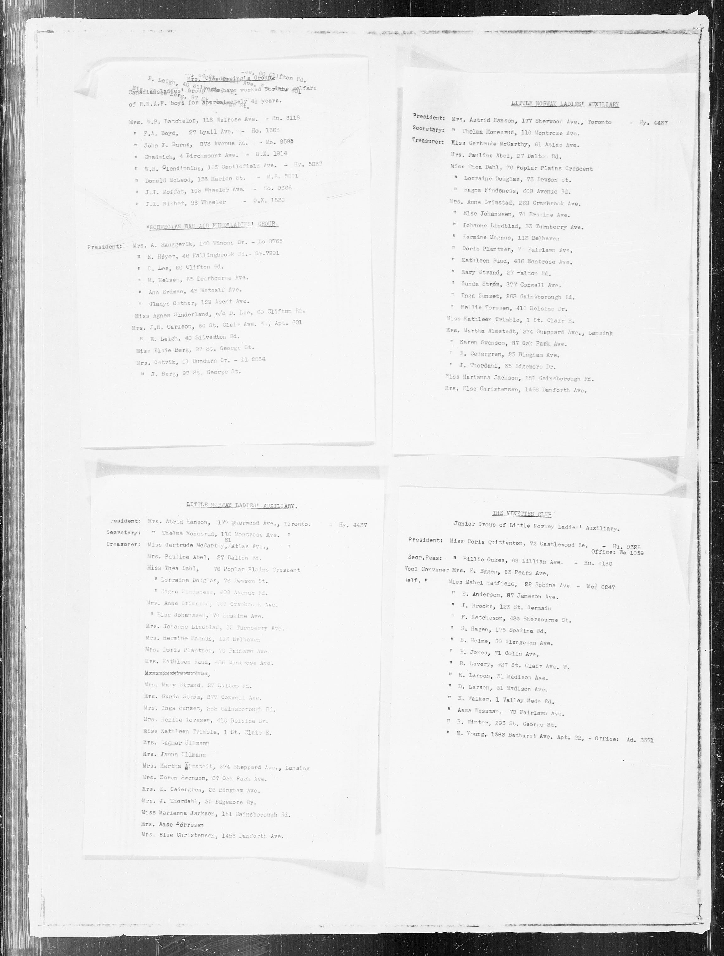 Forsvaret, Flyvåpnenes treningsleir 1940-1945, RA/RAFA-3974/V/L0002: General File., 1940-1945