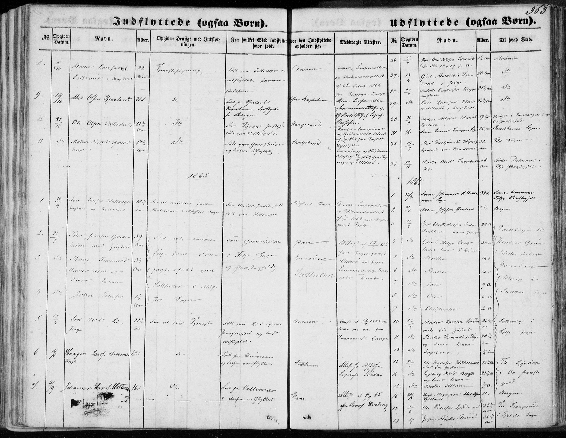 Sund sokneprestembete, SAB/A-99930: Parish register (official) no. A 14, 1850-1866, p. 363