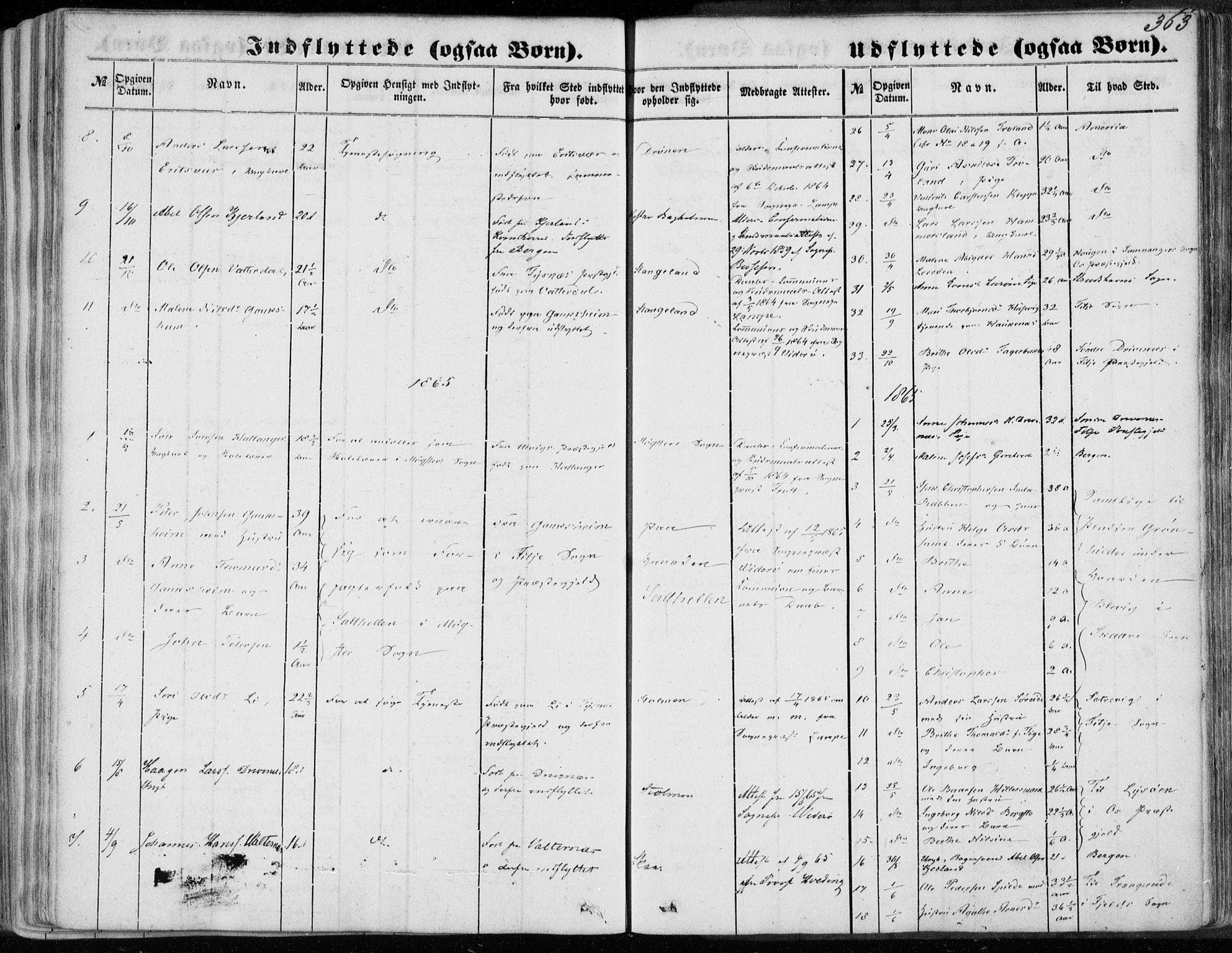 Sund sokneprestembete, AV/SAB-A-99930: Parish register (official) no. A 14, 1850-1866, p. 363