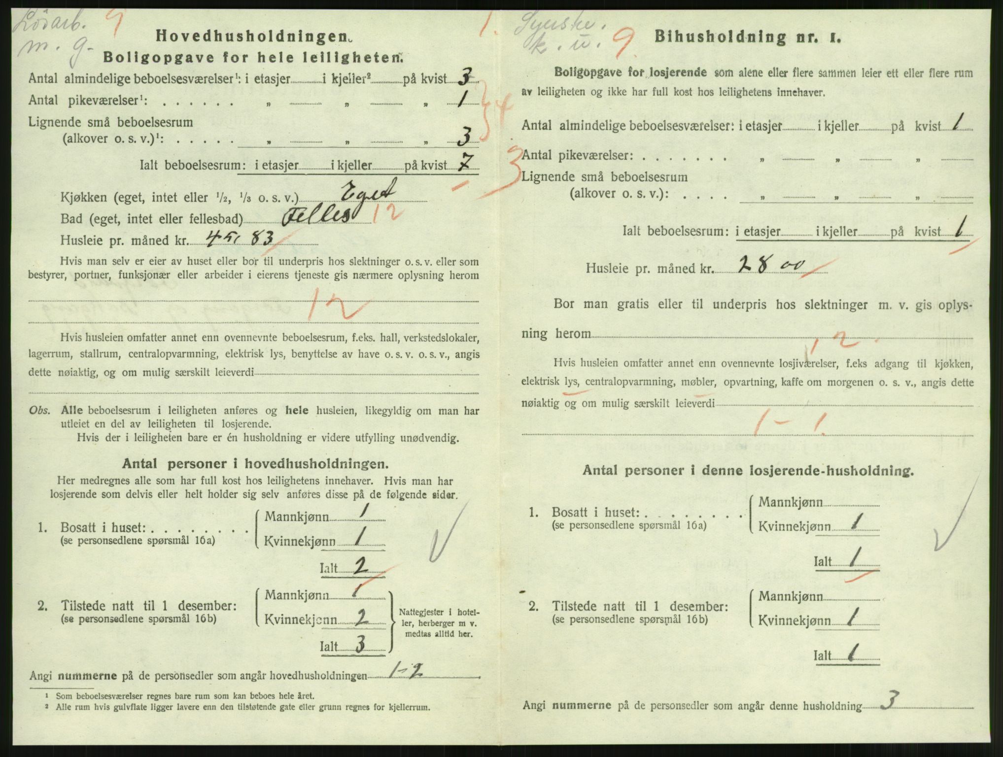 SAT, 1920 census for Molde, 1920, p. 1072