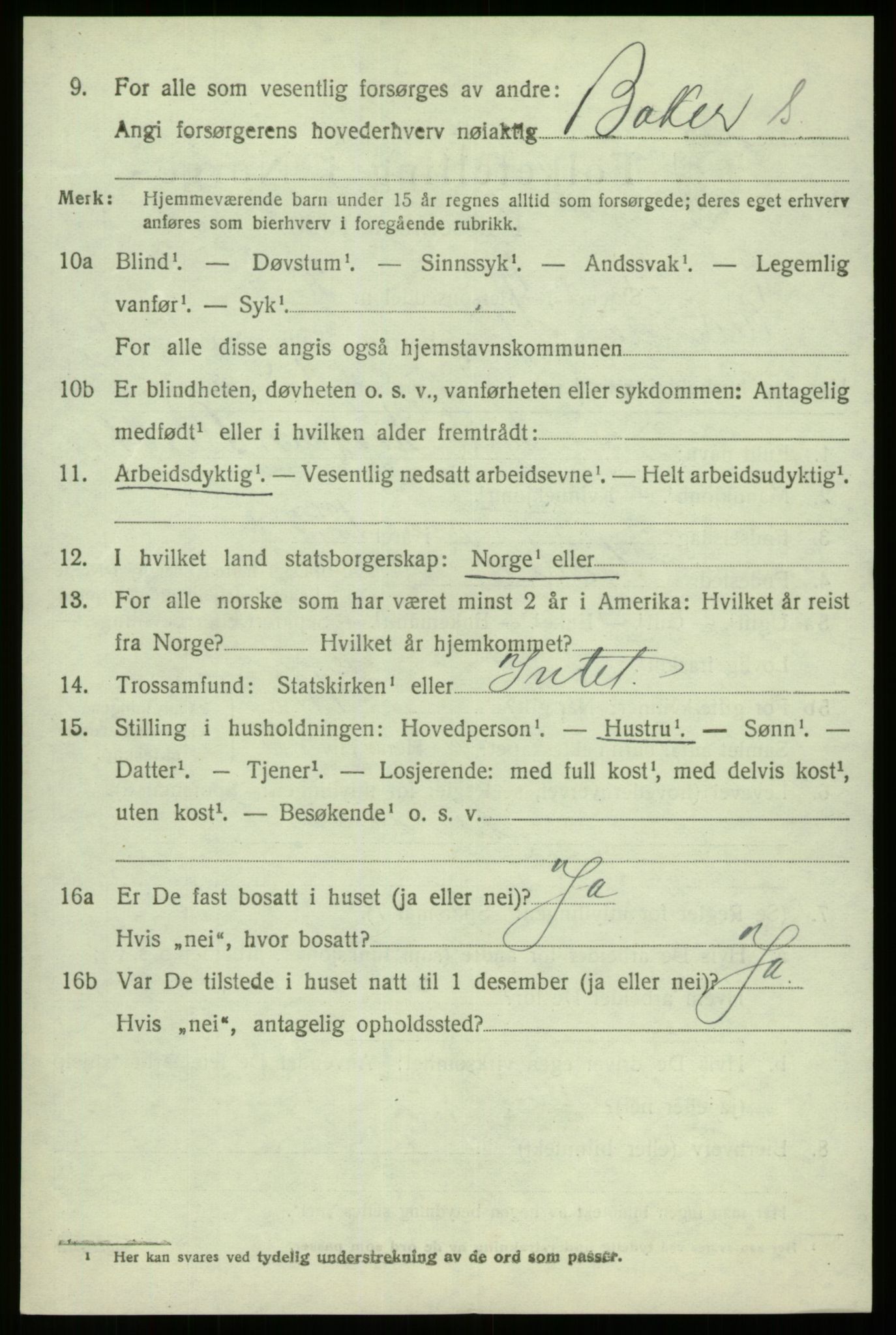 SAB, 1920 census for Eid, 1920, p. 6017