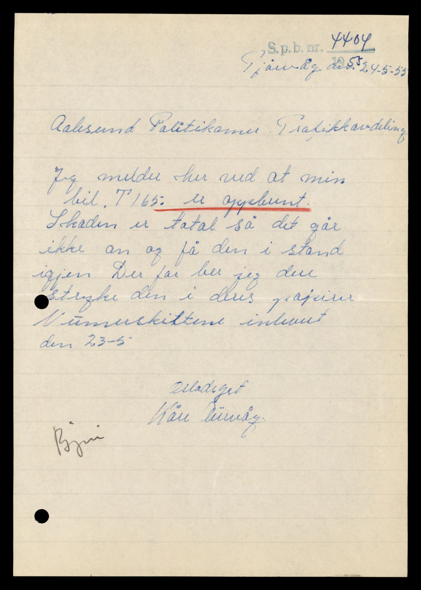 Møre og Romsdal vegkontor - Ålesund trafikkstasjon, AV/SAT-A-4099/F/Fe/L0042: Registreringskort for kjøretøy T 13906 - T 14079, 1927-1998, p. 1779