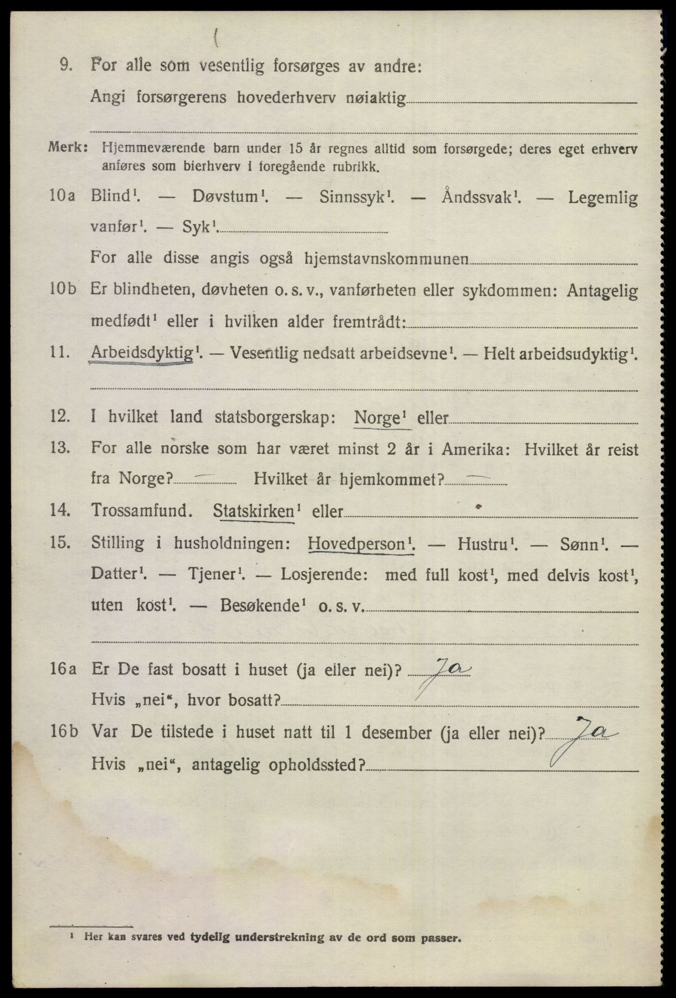 SAKO, 1920 census for Flå, 1920, p. 2044
