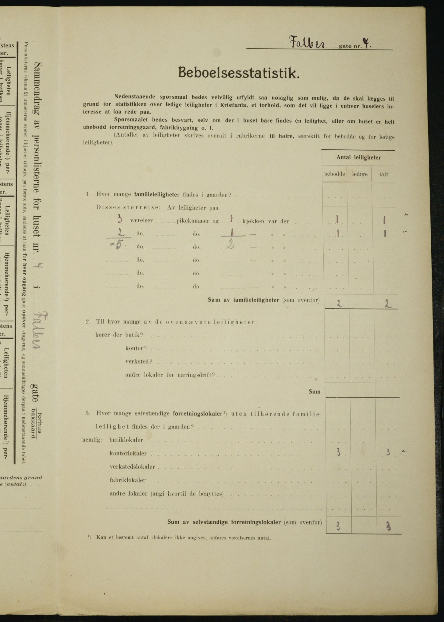 OBA, Municipal Census 1910 for Kristiania, 1910, p. 21793