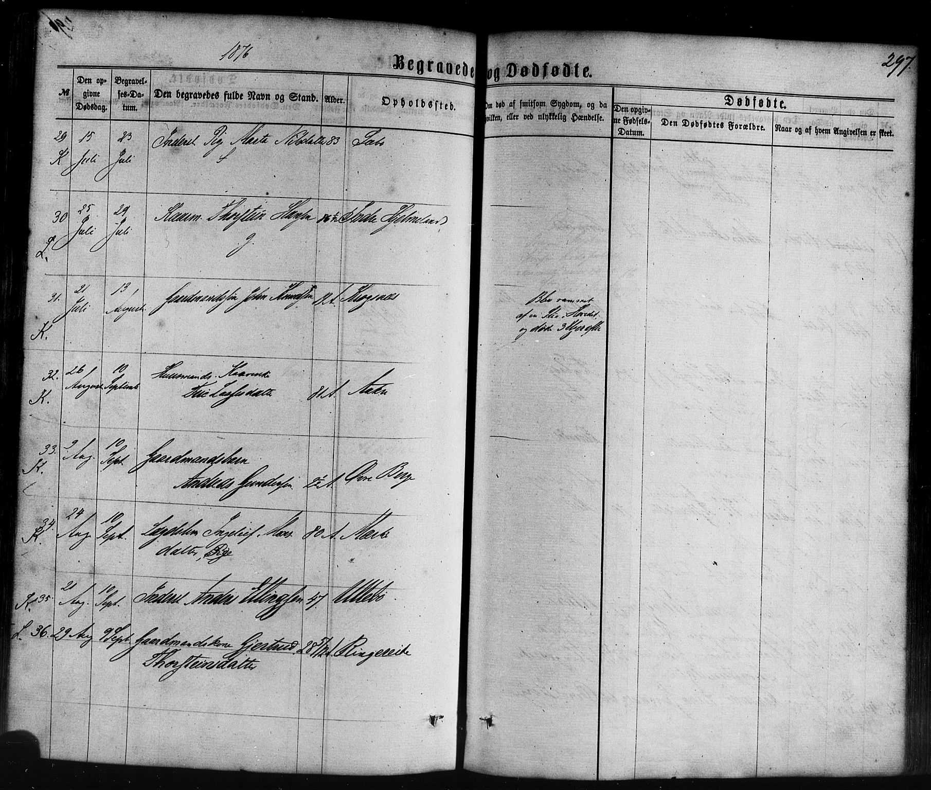 Lavik sokneprestembete, SAB/A-80901: Parish register (official) no. A 4, 1864-1881, p. 297