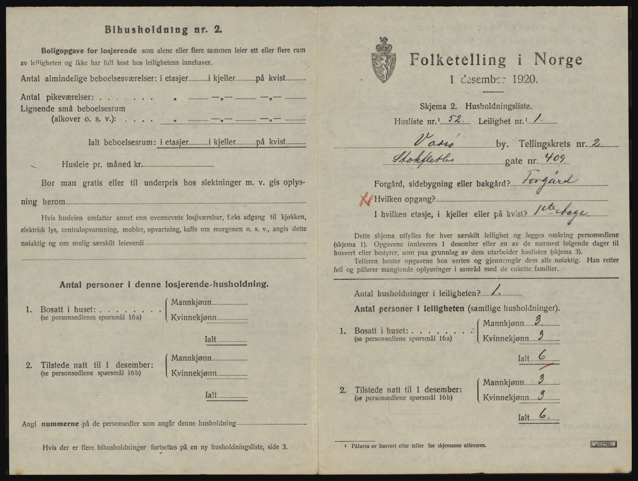 SATØ, 1920 census for Vadsø, 1920, p. 1118