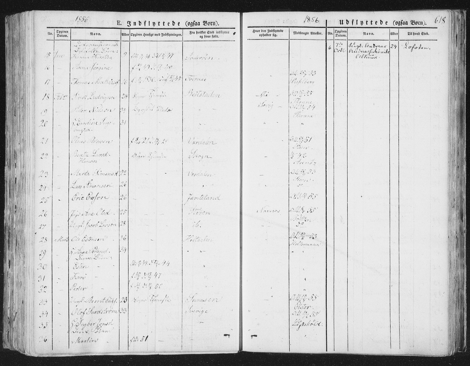 Ministerialprotokoller, klokkerbøker og fødselsregistre - Nord-Trøndelag, AV/SAT-A-1458/764/L0552: Parish register (official) no. 764A07b, 1824-1865, p. 618