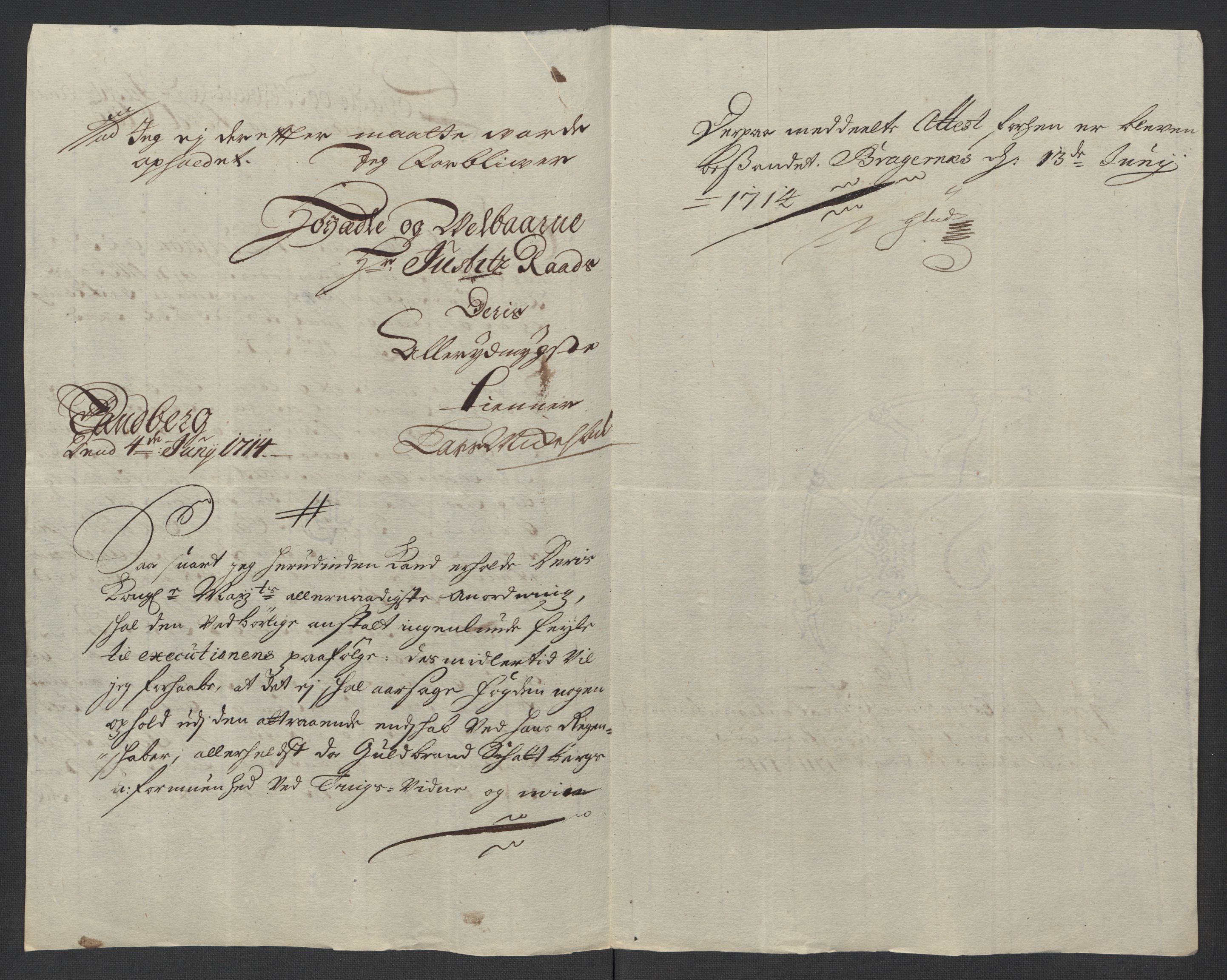 Rentekammeret inntil 1814, Reviderte regnskaper, Fogderegnskap, AV/RA-EA-4092/R23/L1470: Fogderegnskap Ringerike og Hallingdal, 1712, p. 387