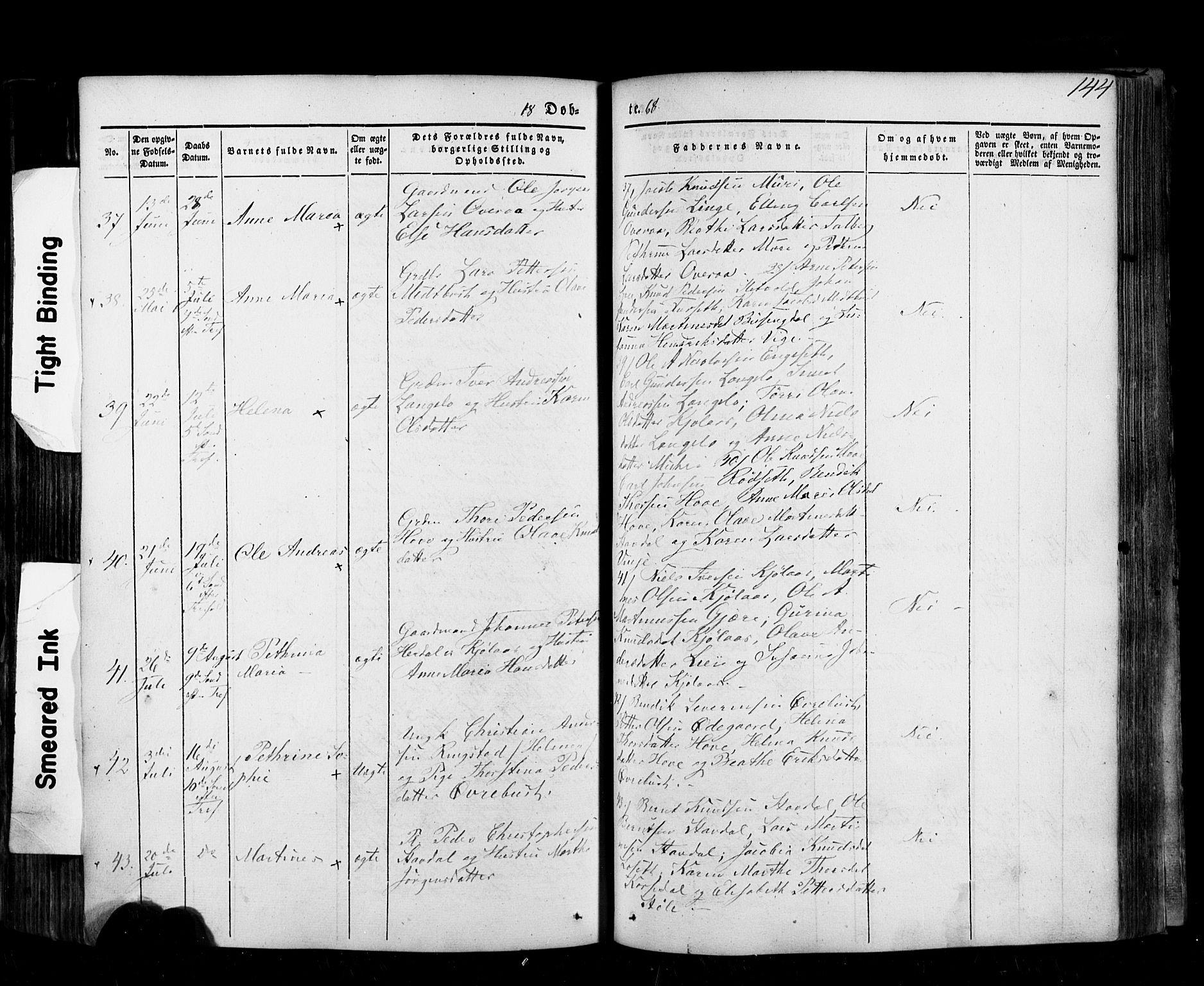 Ministerialprotokoller, klokkerbøker og fødselsregistre - Møre og Romsdal, AV/SAT-A-1454/520/L0275: Parish register (official) no. 520A05, 1844-1881, p. 144