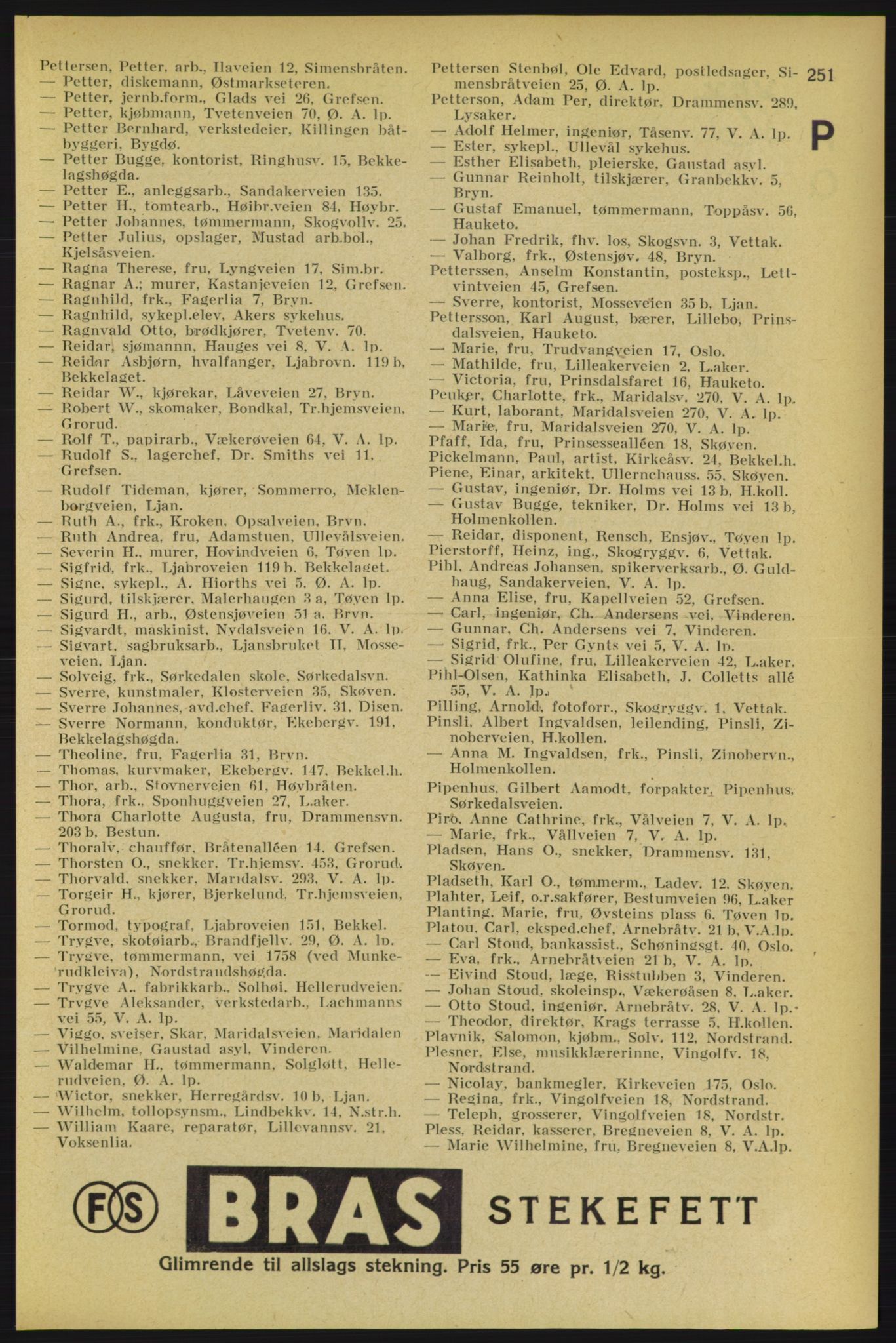 Aker adressebok/adressekalender, PUBL/001/A/005: Aker adressebok, 1934-1935, p. 251