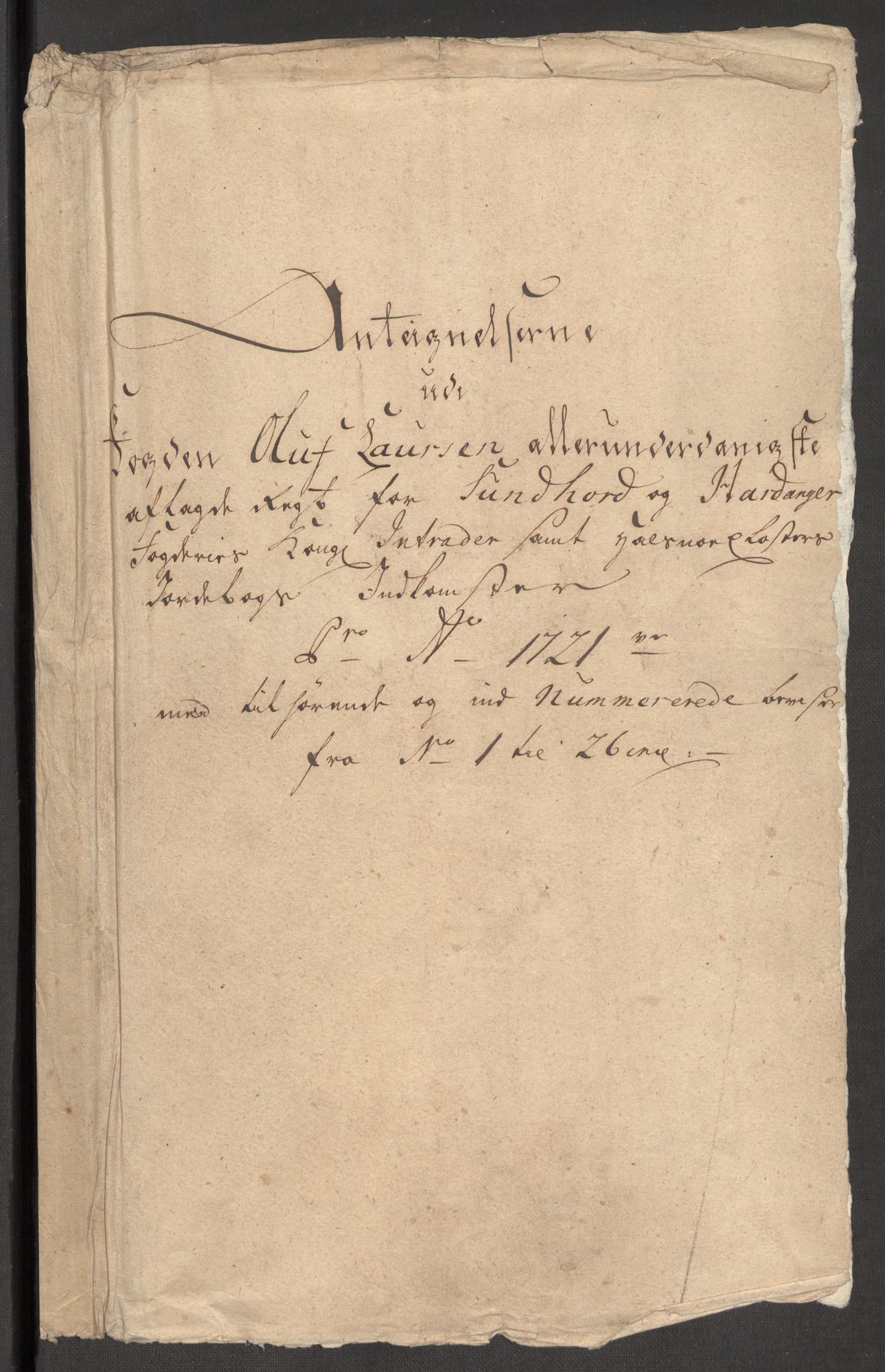 Rentekammeret inntil 1814, Reviderte regnskaper, Fogderegnskap, RA/EA-4092/R48/L3000: Fogderegnskap Sunnhordland og Hardanger, 1721, p. 443