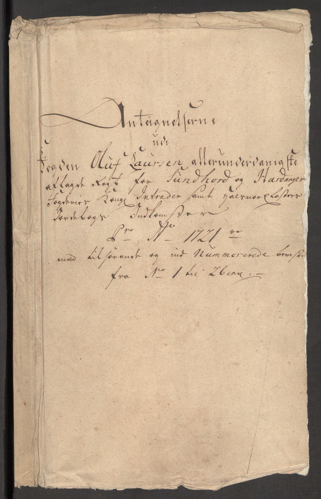 Rentekammeret inntil 1814, Reviderte regnskaper, Fogderegnskap, AV/RA-EA-4092/R48/L3000: Fogderegnskap Sunnhordland og Hardanger, 1721, p. 443