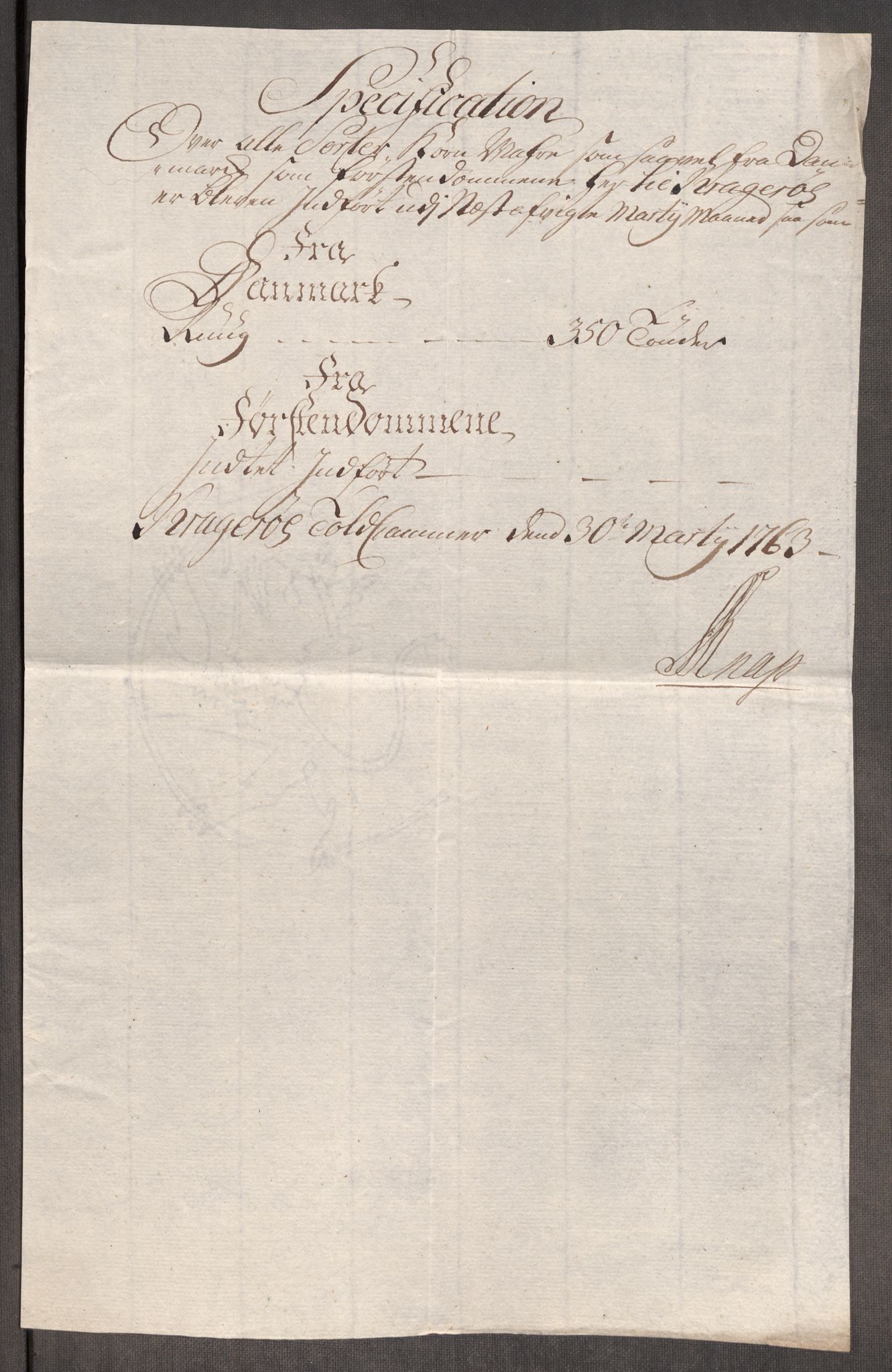 Rentekammeret inntil 1814, Realistisk ordnet avdeling, AV/RA-EA-4070/Oe/L0007: [Ø1]: Priskuranter, 1761-1763, p. 703