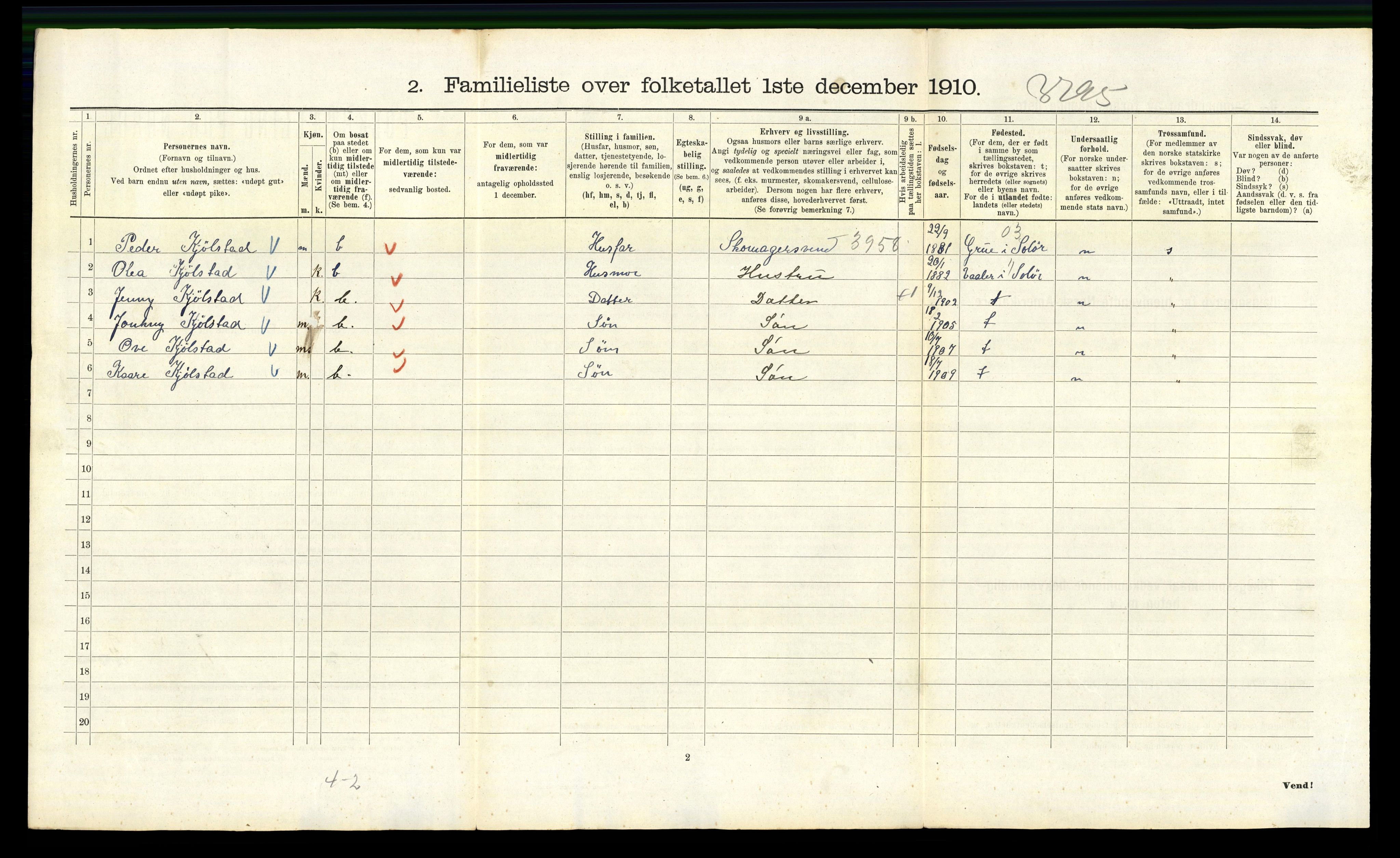 RA, 1910 census for Kristiania, 1910, p. 99600