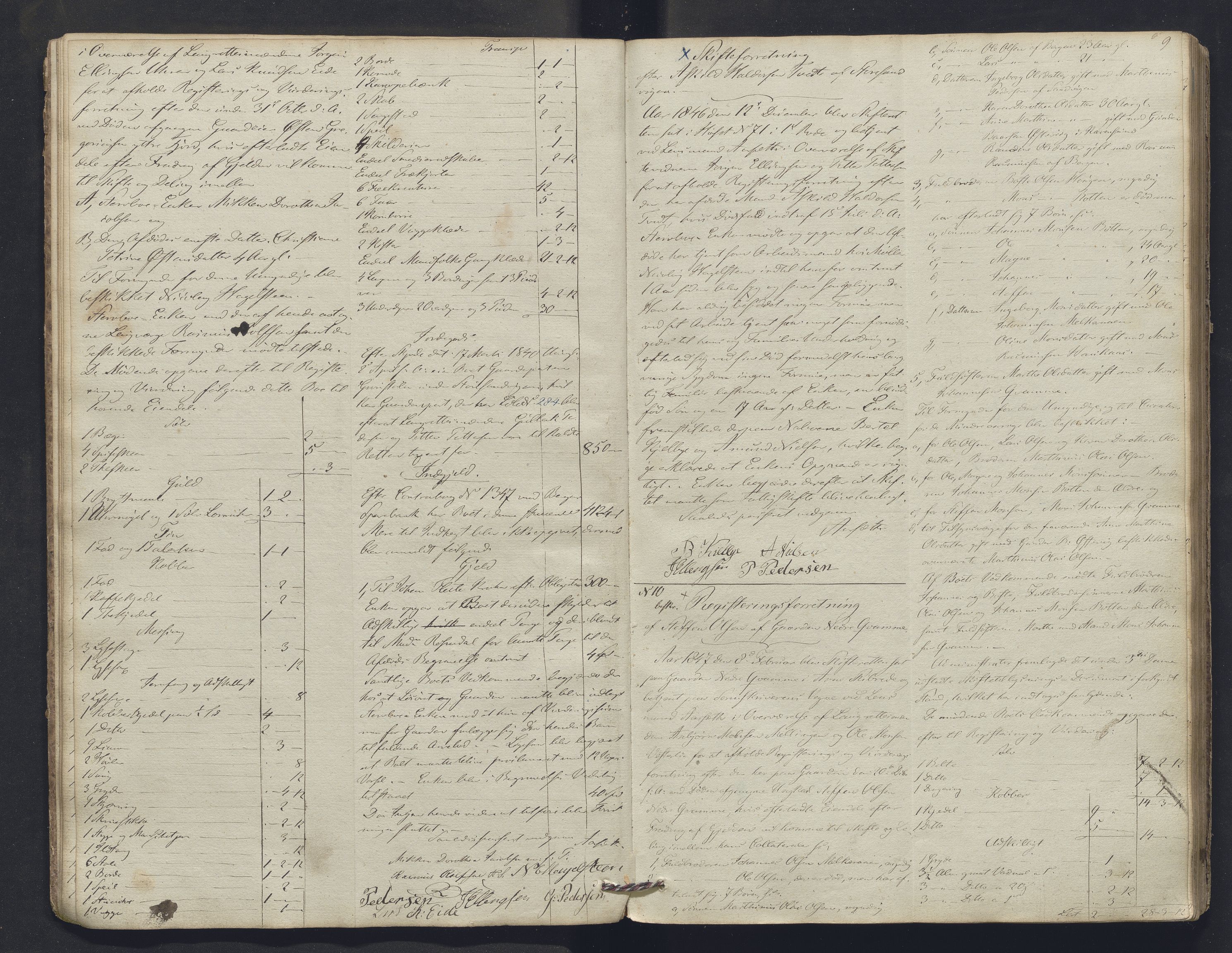 Nordhordland sorenskrivar, AV/SAB-A-2901/1/H/Hb/L0004: Registreringsprotokollar, 1846-1852, p. 9