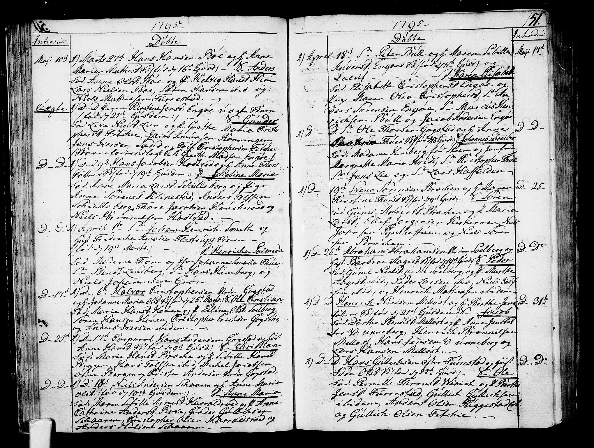 Sandar kirkebøker, AV/SAKO-A-243/F/Fa/L0003: Parish register (official) no. 3, 1789-1814, p. 51