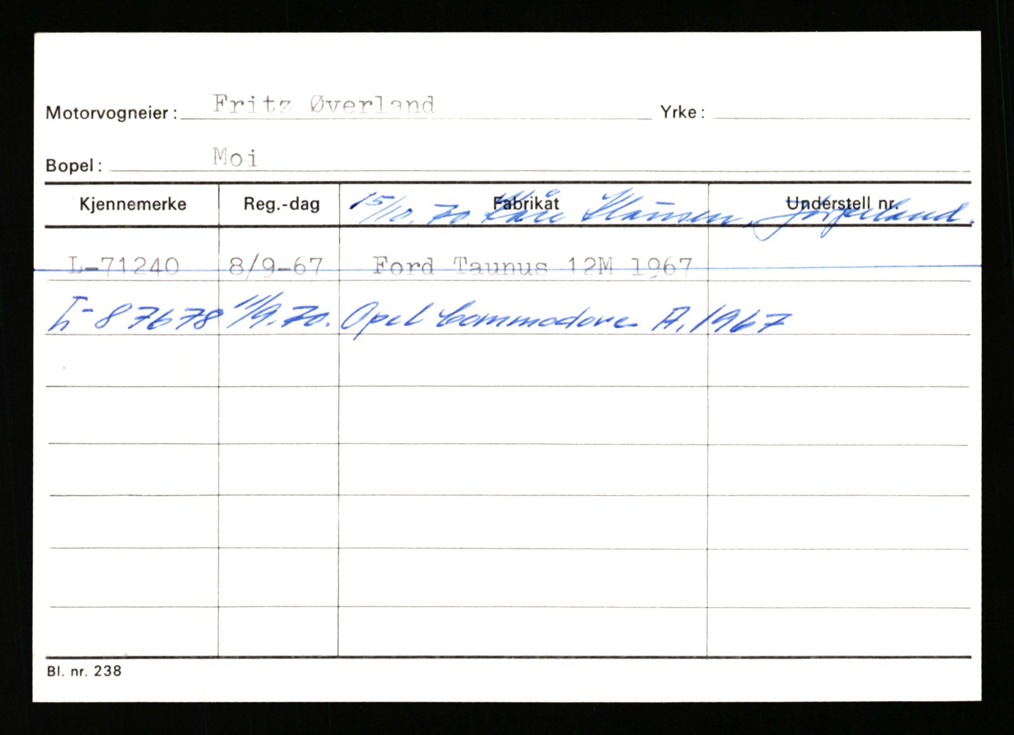 Stavanger trafikkstasjon, AV/SAST-A-101942/0/H/L0044: Øksna - Åmo, 1930-1971, p. 1491