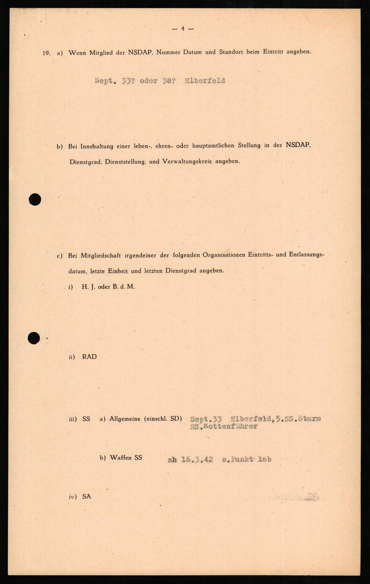 Forsvaret, Forsvarets overkommando II, AV/RA-RAFA-3915/D/Db/L0006: CI Questionaires. Tyske okkupasjonsstyrker i Norge. Tyskere., 1945-1946, p. 373